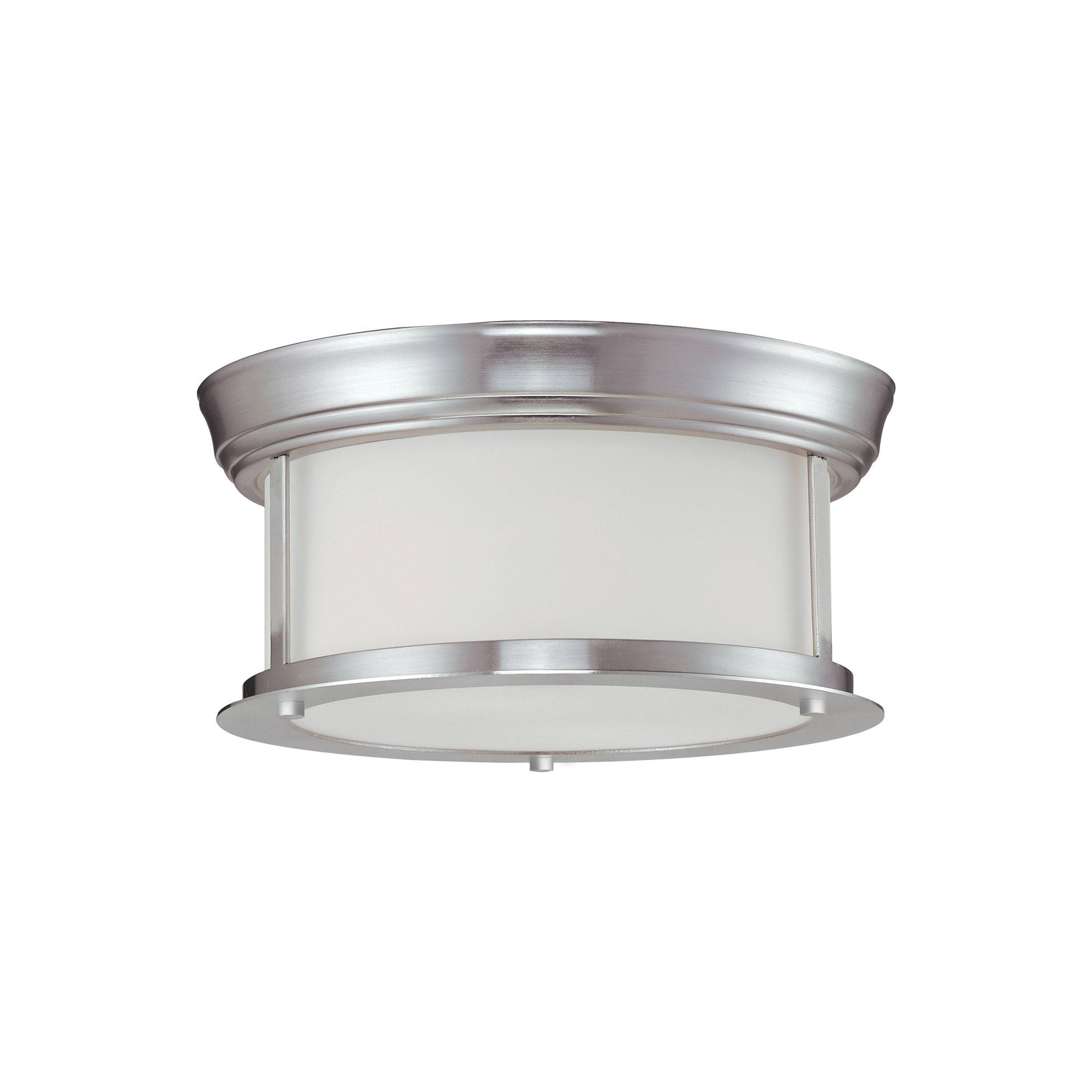 2002F10-BN-Z-Lite-Sonna - 2 Light Flush Mount in Seaside Style - 10.75 Inches Wide by 5 Inches High