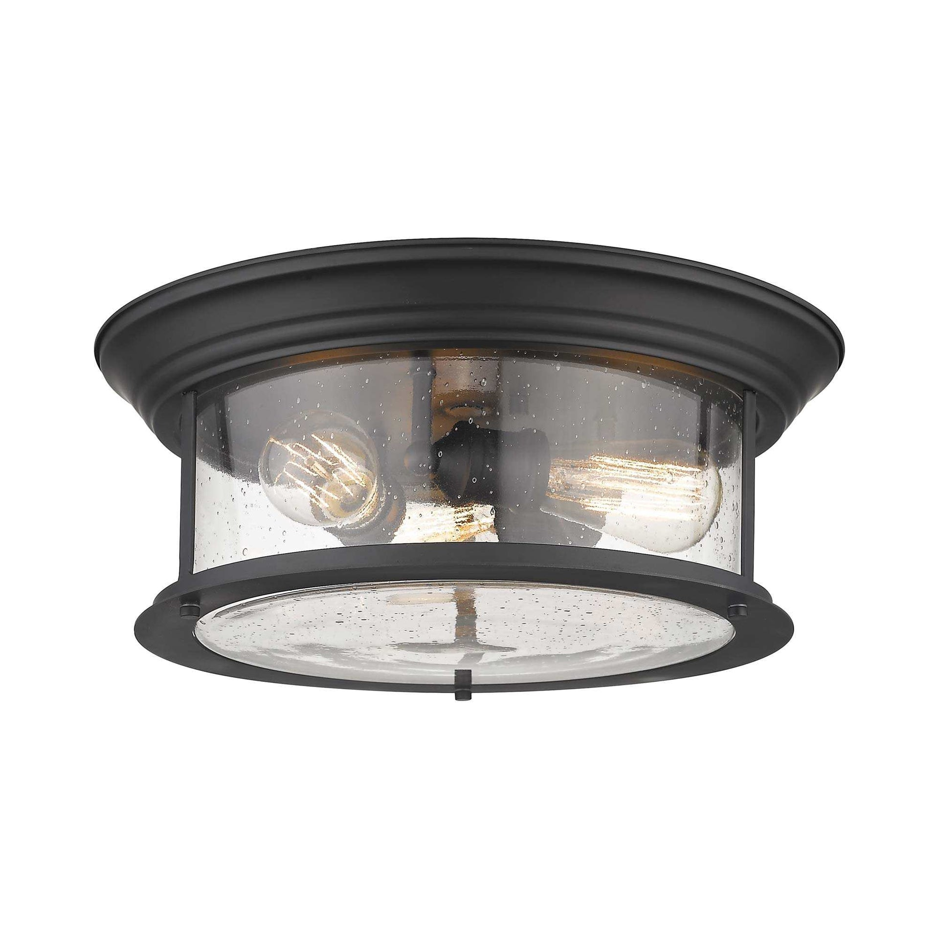 Z-Lite Sonna 3 - Light Flush Mount in  Matte Black