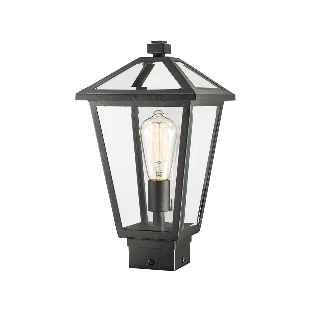 Z-Lite Talbot 1 - Light Post Light in  Black