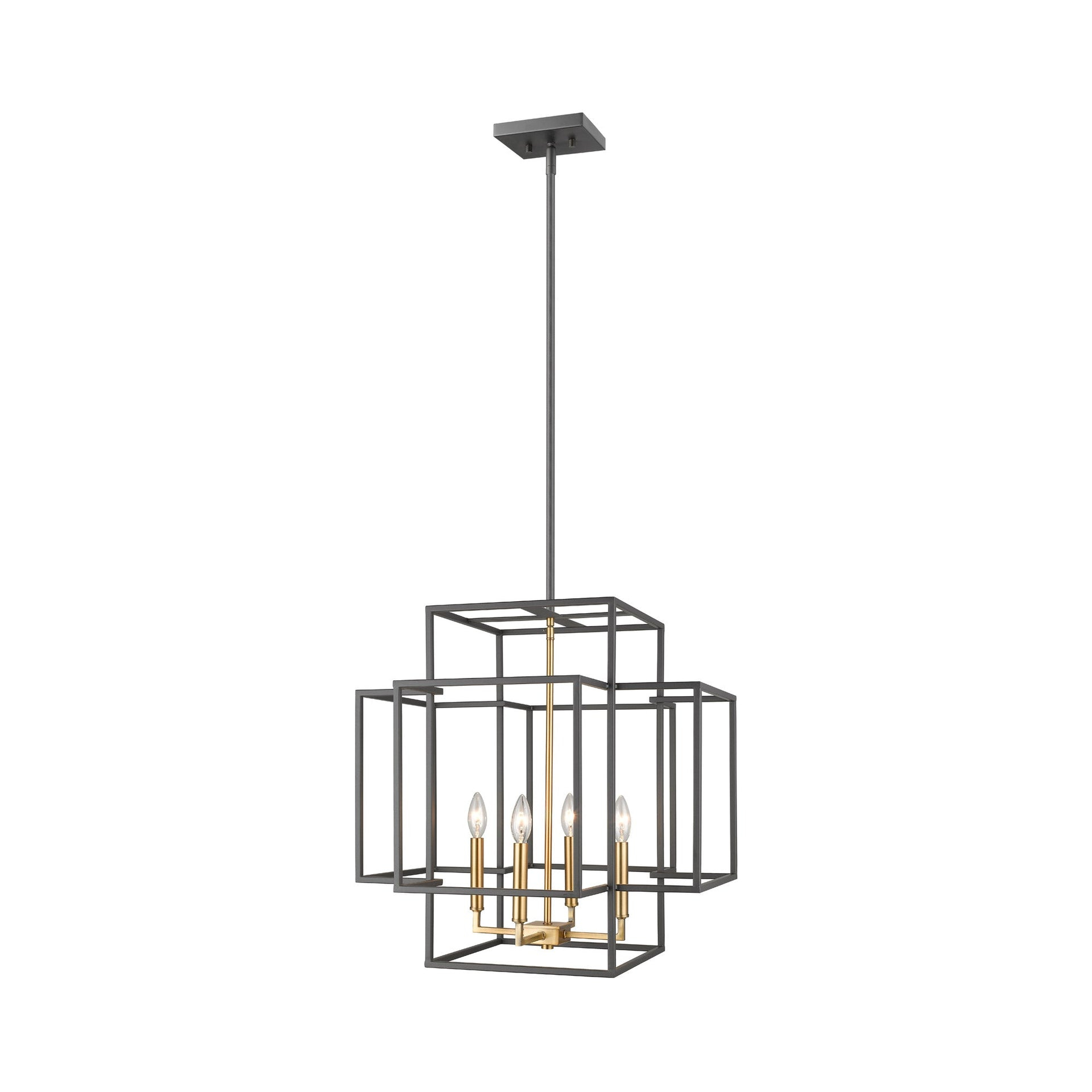 Z-Lite Titania 4 - Light Chandelier in  Bronze/Olde Brass