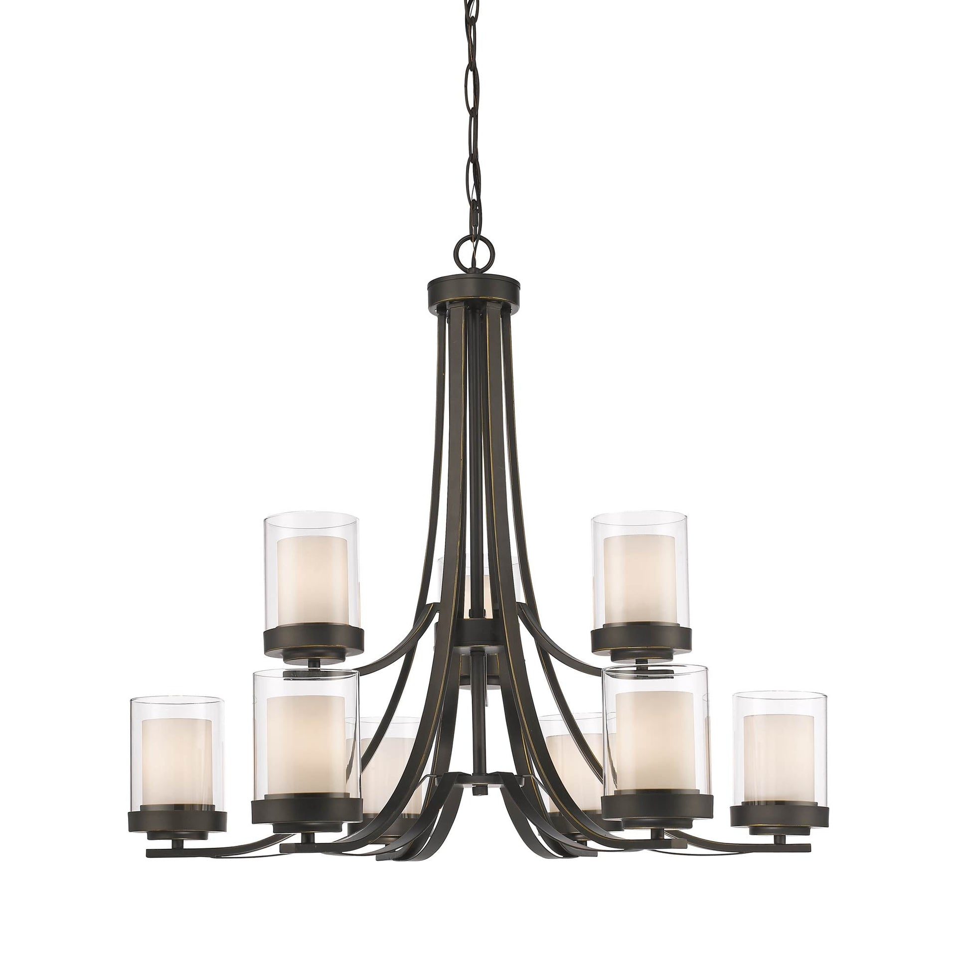 Z-Lite Willow 9 - Light Chandelier in  Olde Bronze