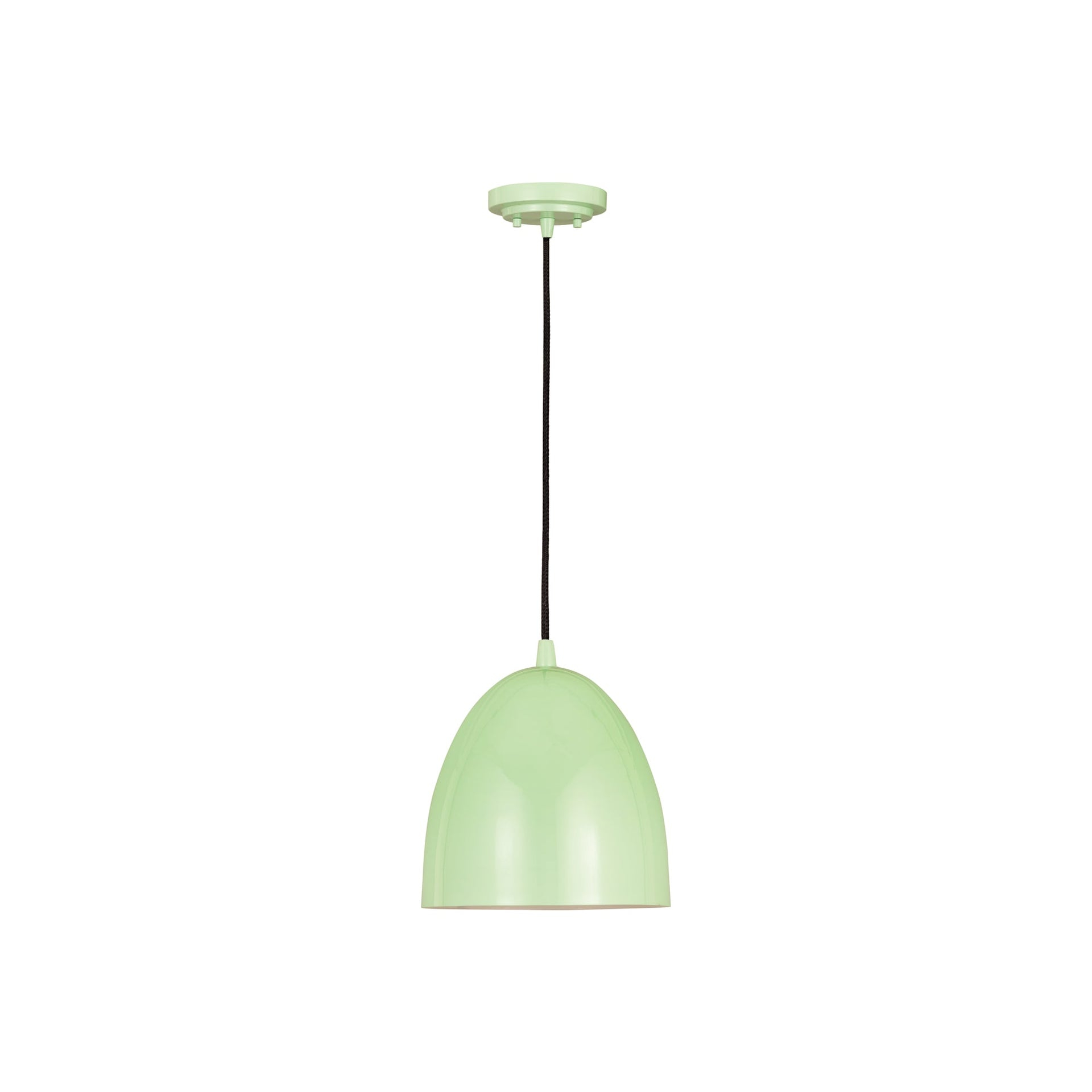 Z-Lite 6012P9-MIN 9.5 in. Z Studio Dome Pendant, Mint - 1 Light 60W Medium Bulb