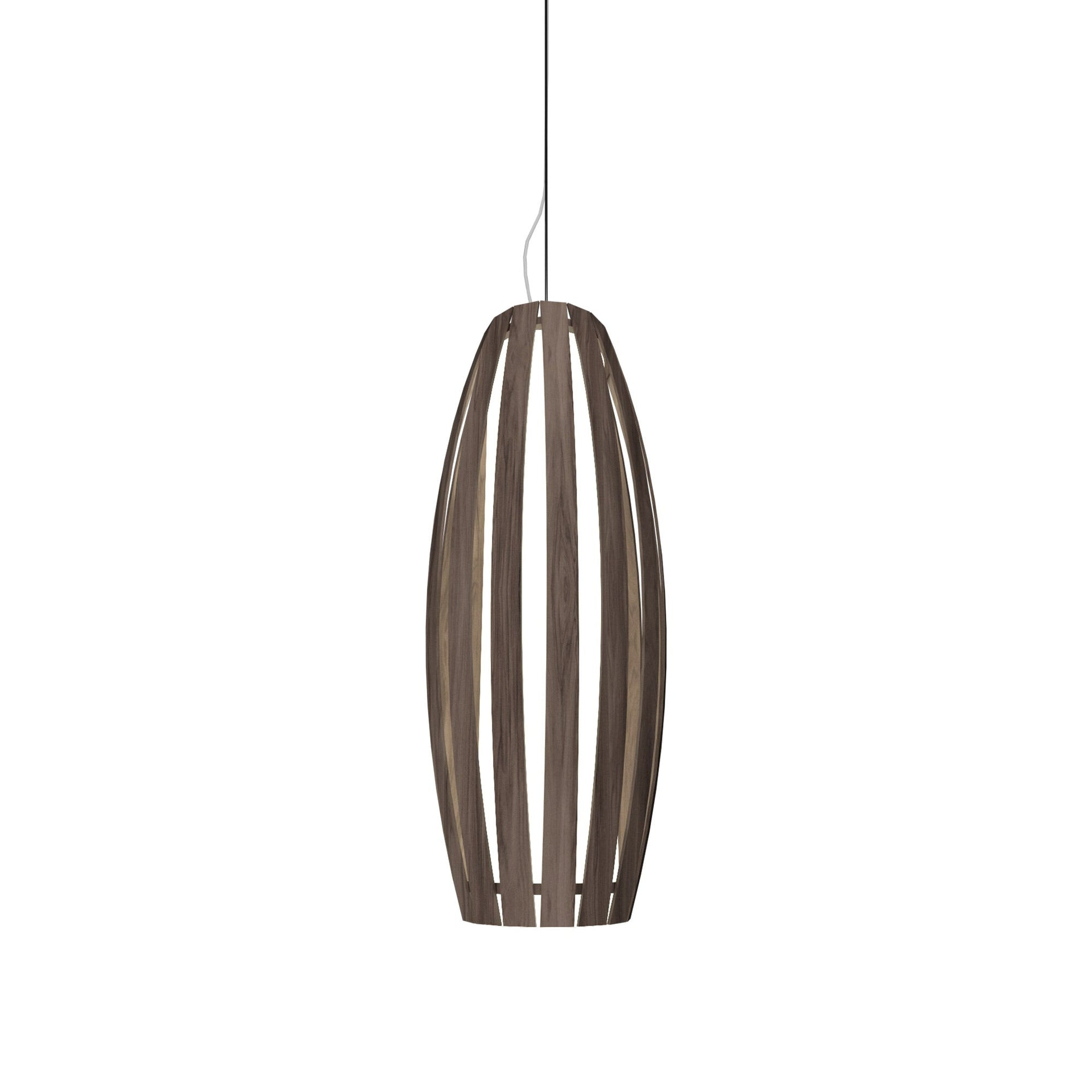 American Walnut Indoor/Outdoor Mini Geometric Pendant Light
