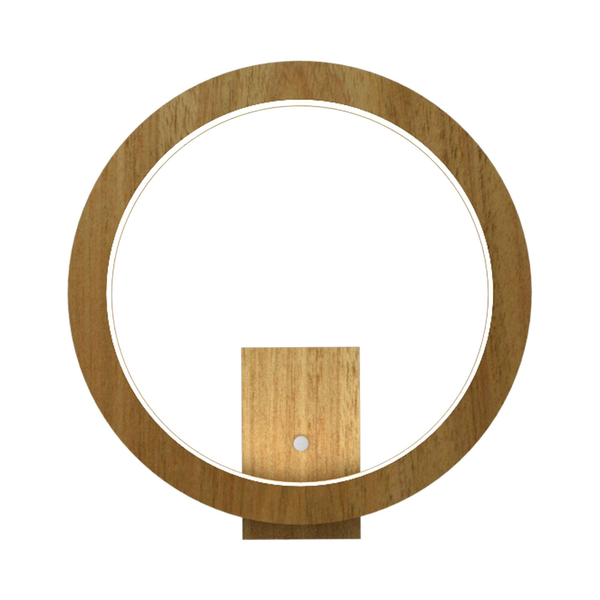 Blonde Freijo Circular LED Wall Sconce