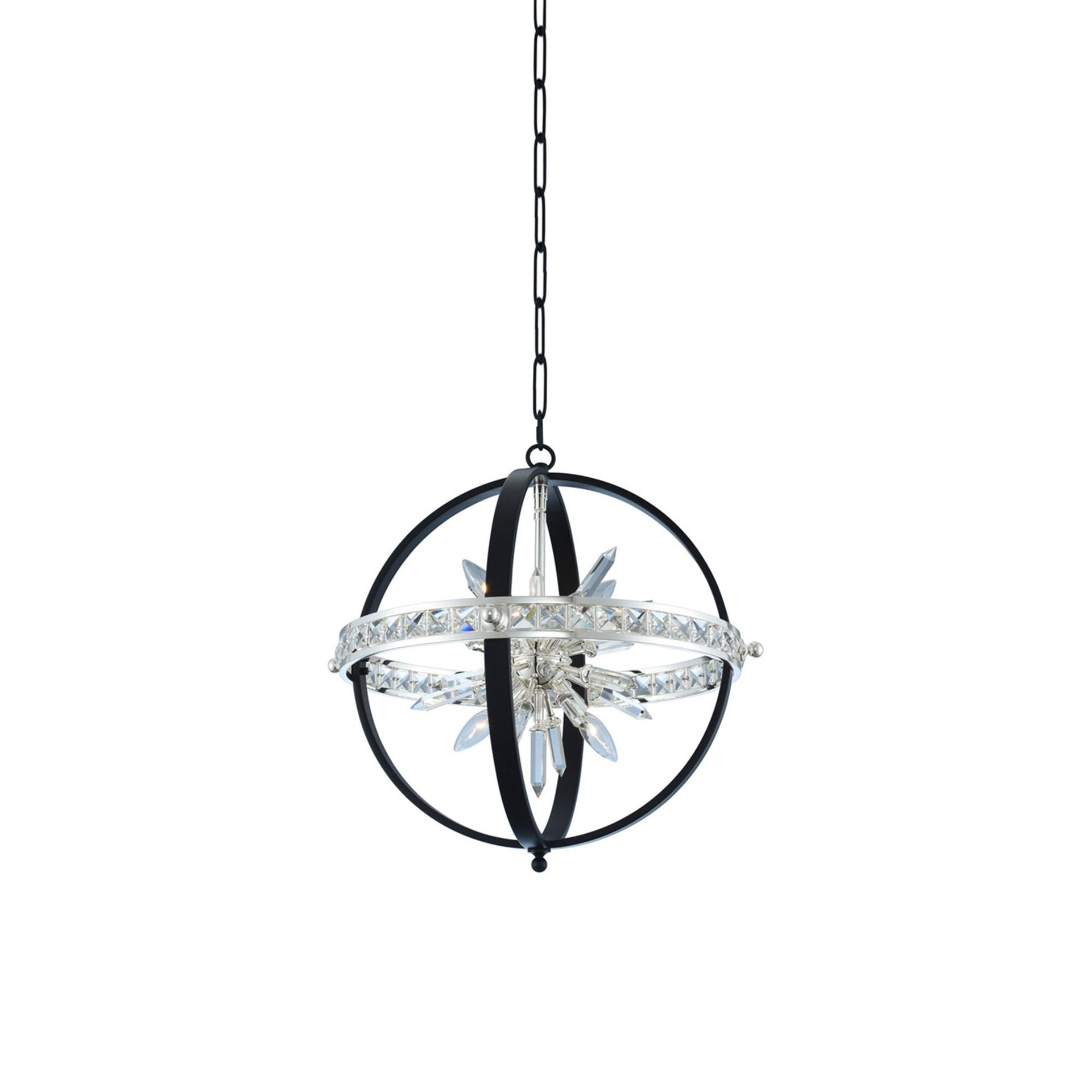 Angelo 6 - Light Dimmable Globe Chandelier
