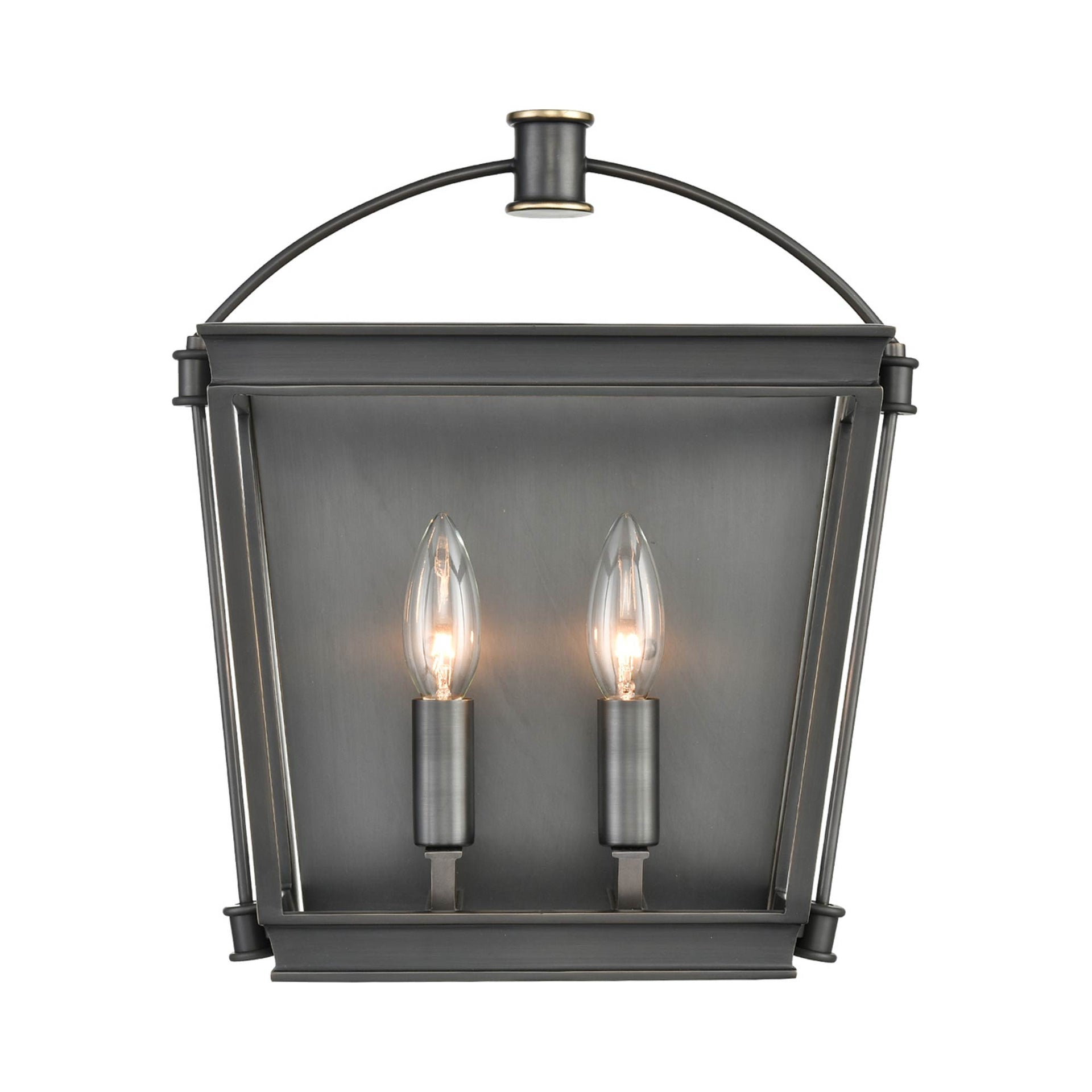 Manor Solid Brass Candle Wall Light