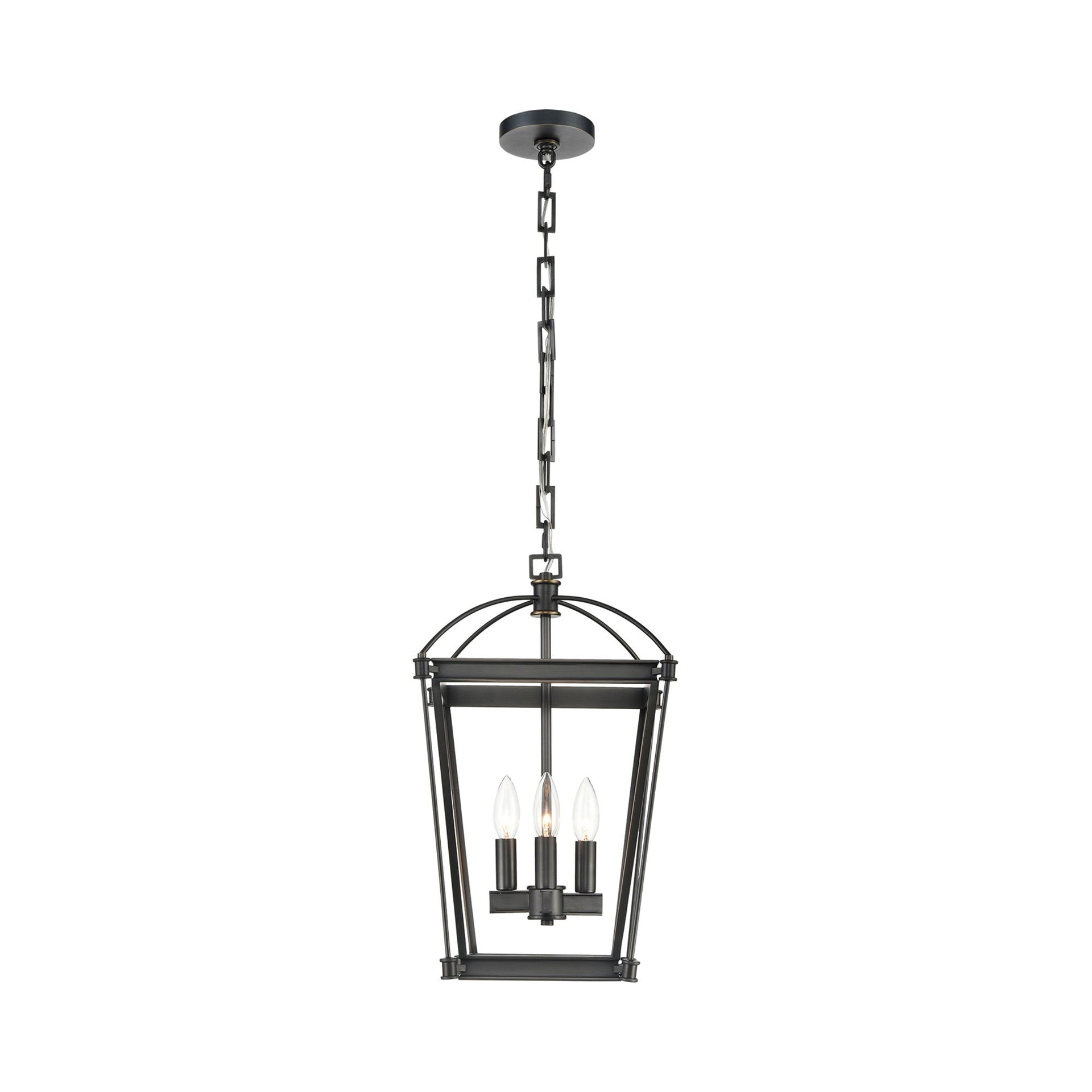 Alora Lighting Manor 4 - Light Lantern Square / Rectangle Chandelier