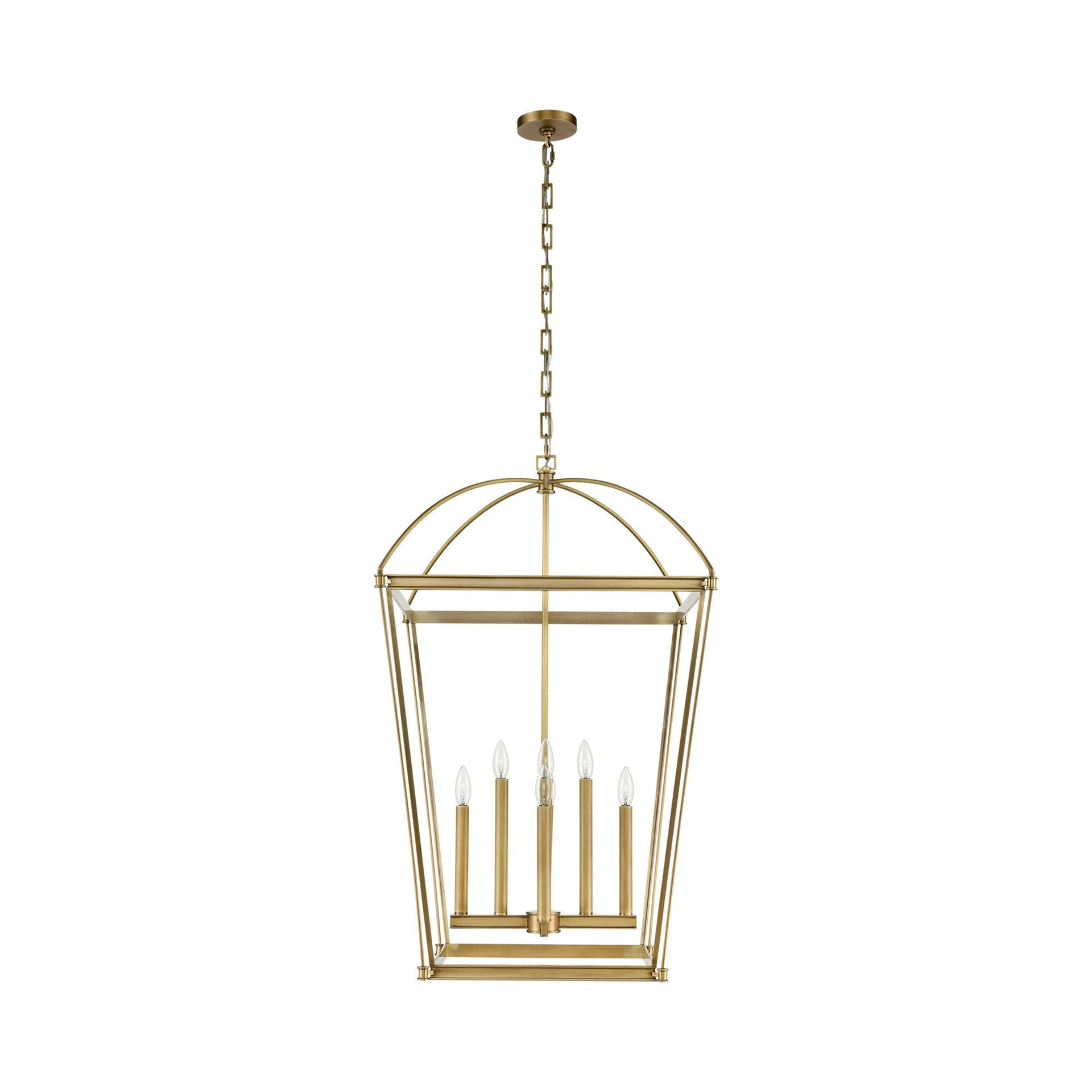 Alora Lighting Manor 8 - Light Lantern Square / Rectangle Chandelier