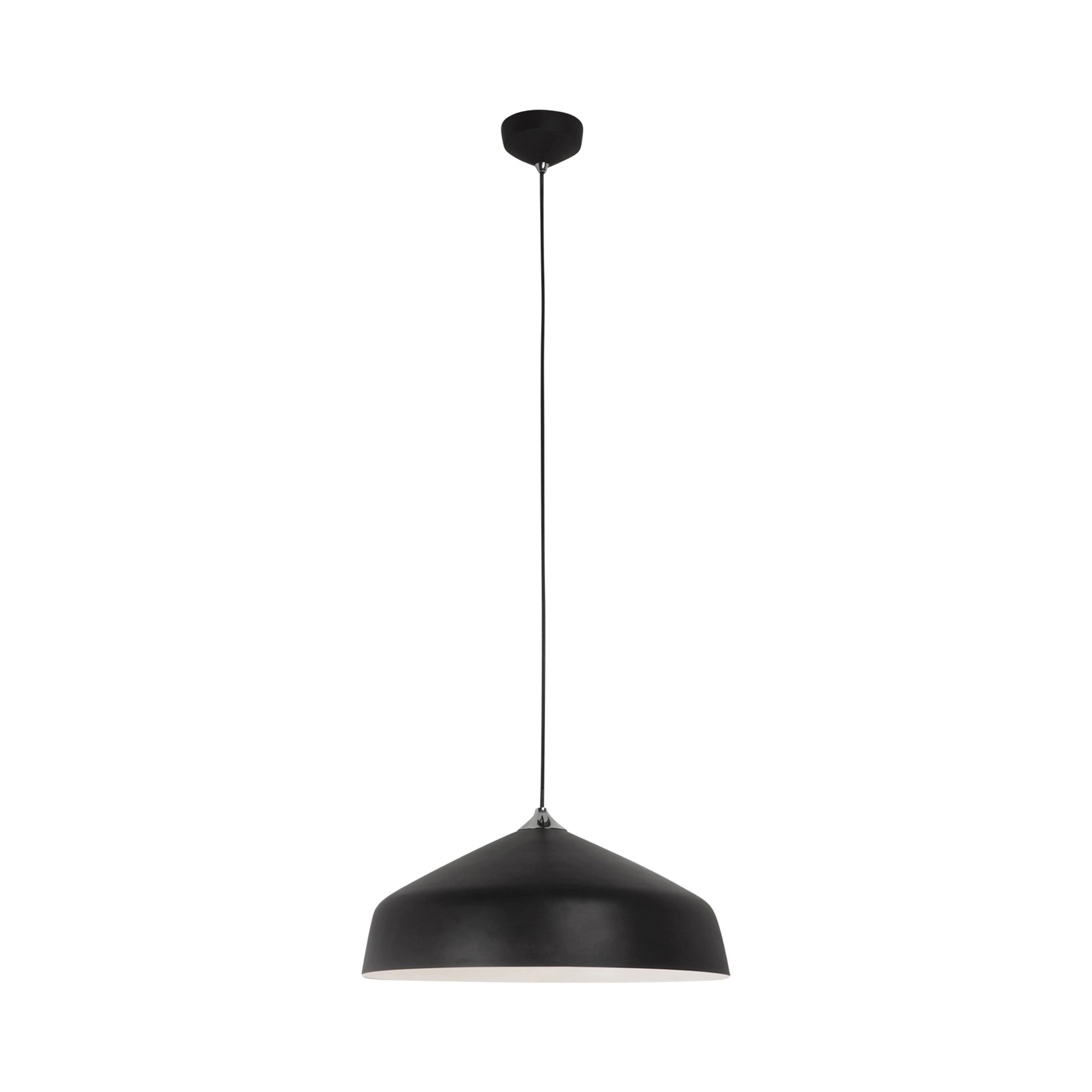 Astro Ginestra 300 Indoor Pendant (Matt Black) - Dry Rated - E26/Medium Lamp, Designed in Britain - 1361005-3 Years Guarantee