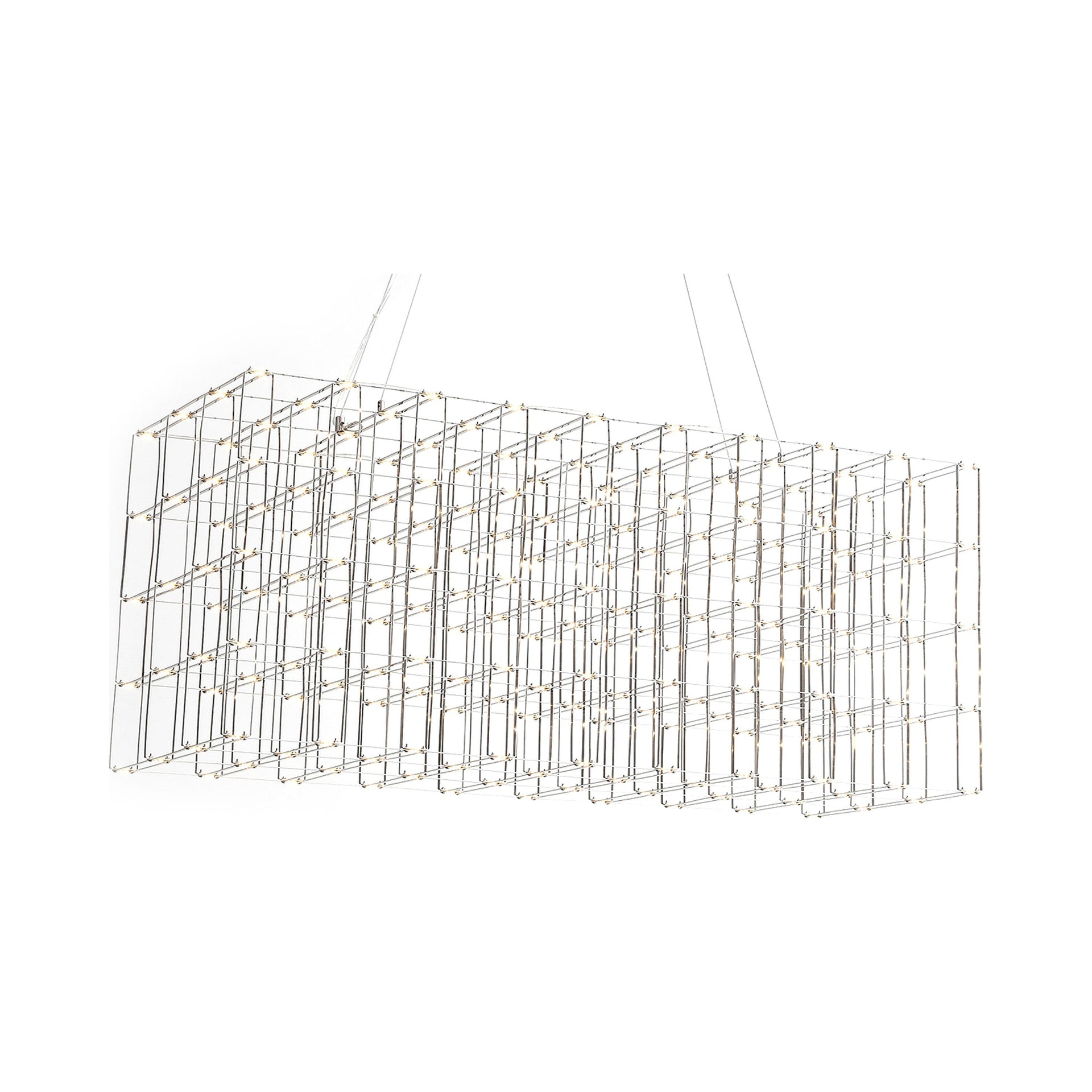 Argyle Chrome Cage 34" LED Chandelier