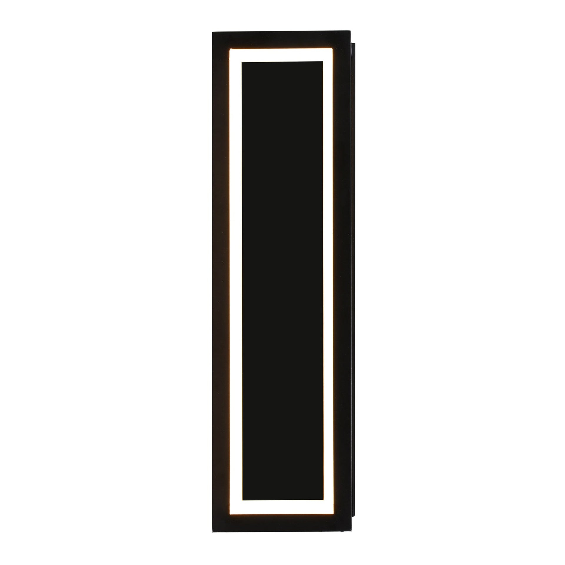 Black and Gold 30" Modern Dimmable LED Sconce