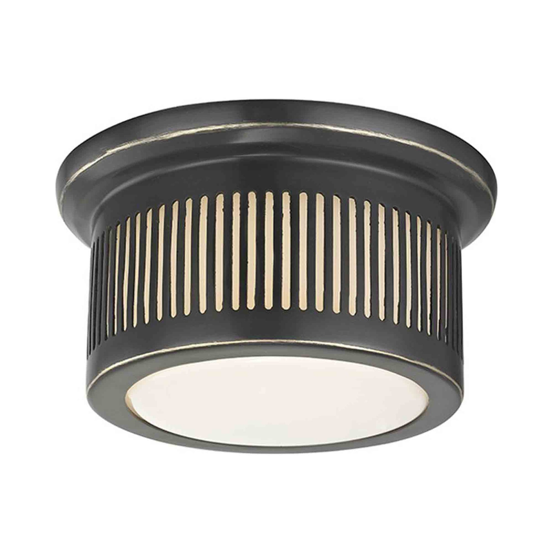 Hudson Valley Lighting 1440 Bangor 1 Light 6" Wide Integrated Led Flush Mount Drum Ceiling