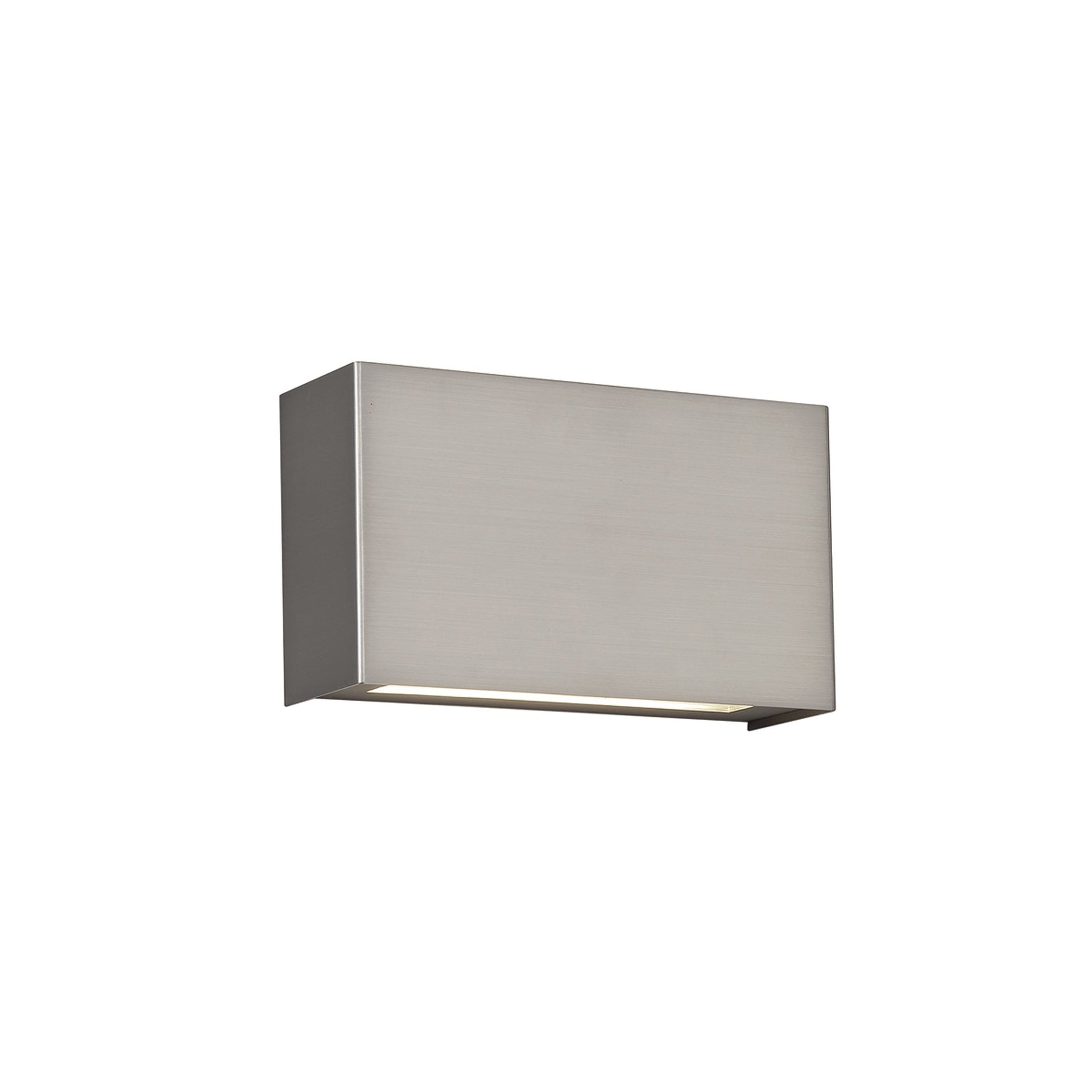 WAC Lighting Blok 1-Light LED 3000K Contemporary Aluminum Wall Sconce in Nickel