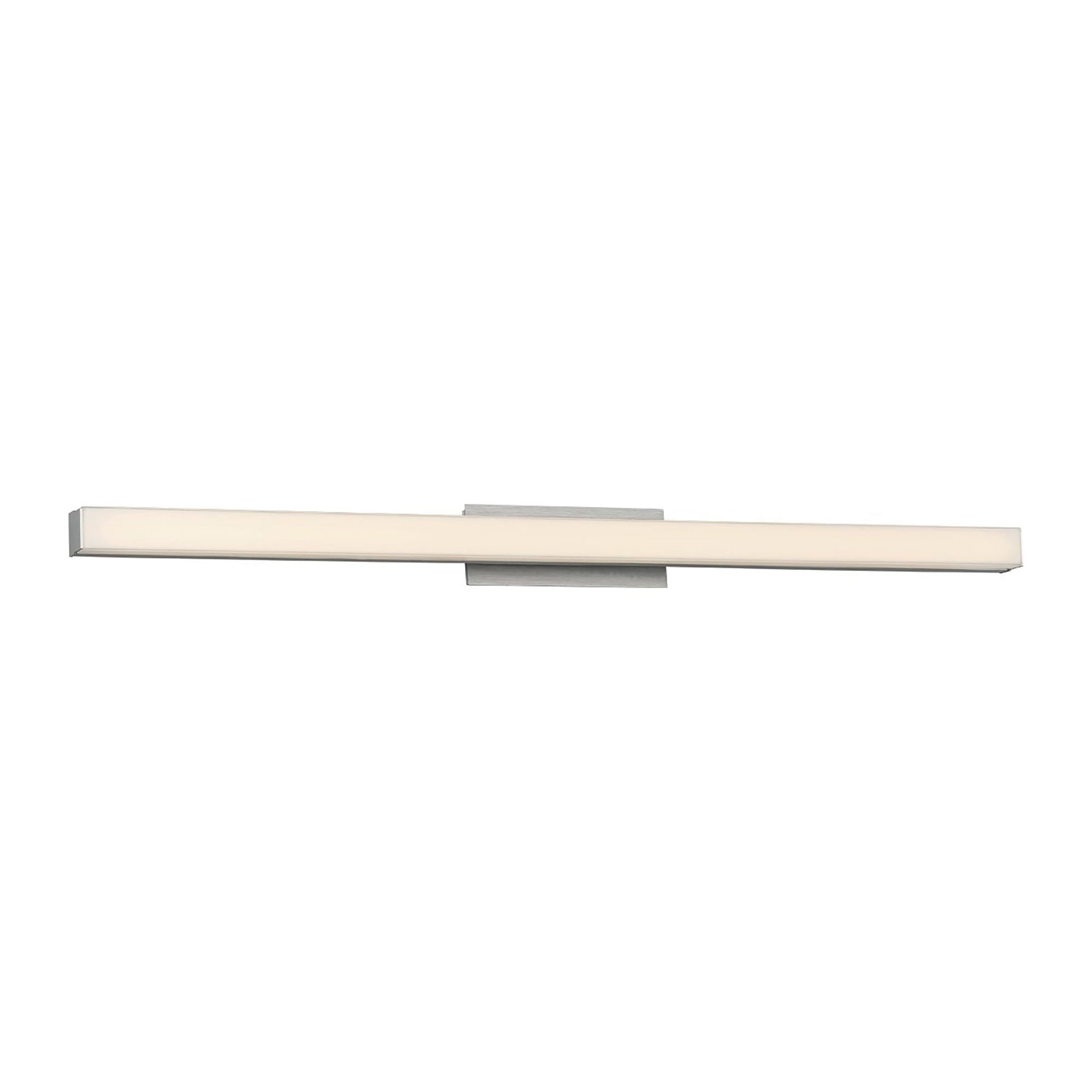 SQTRFC Brink 12in LED Bathroom Vanity or Wall Light 3-CCT 2700K-3000K-3500K Set to 3000K in Brushed Aluminum