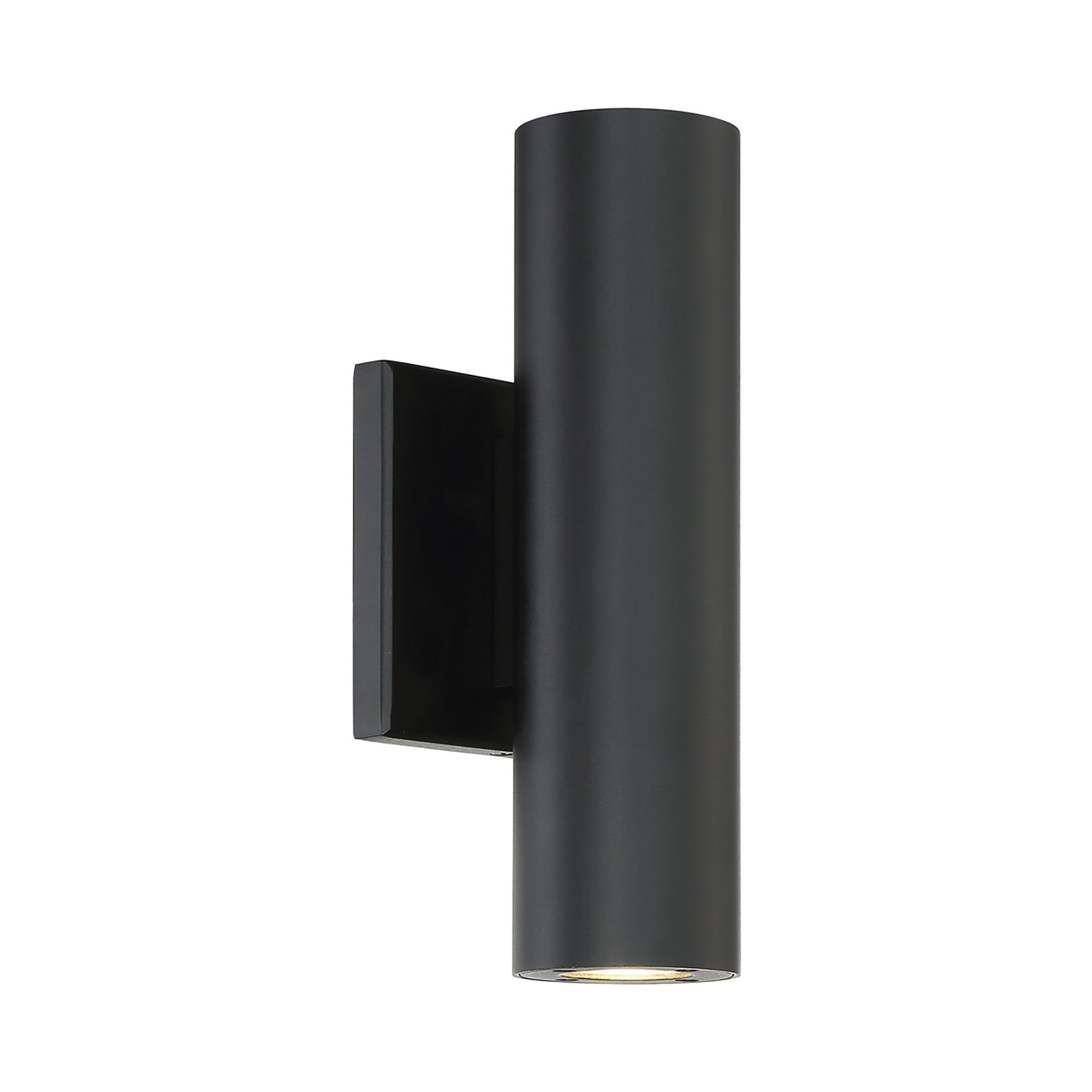 WAC Lighting dweLED, Caliber Up or Down LED Indoor and Outdoor Wall Light 3000K in Black