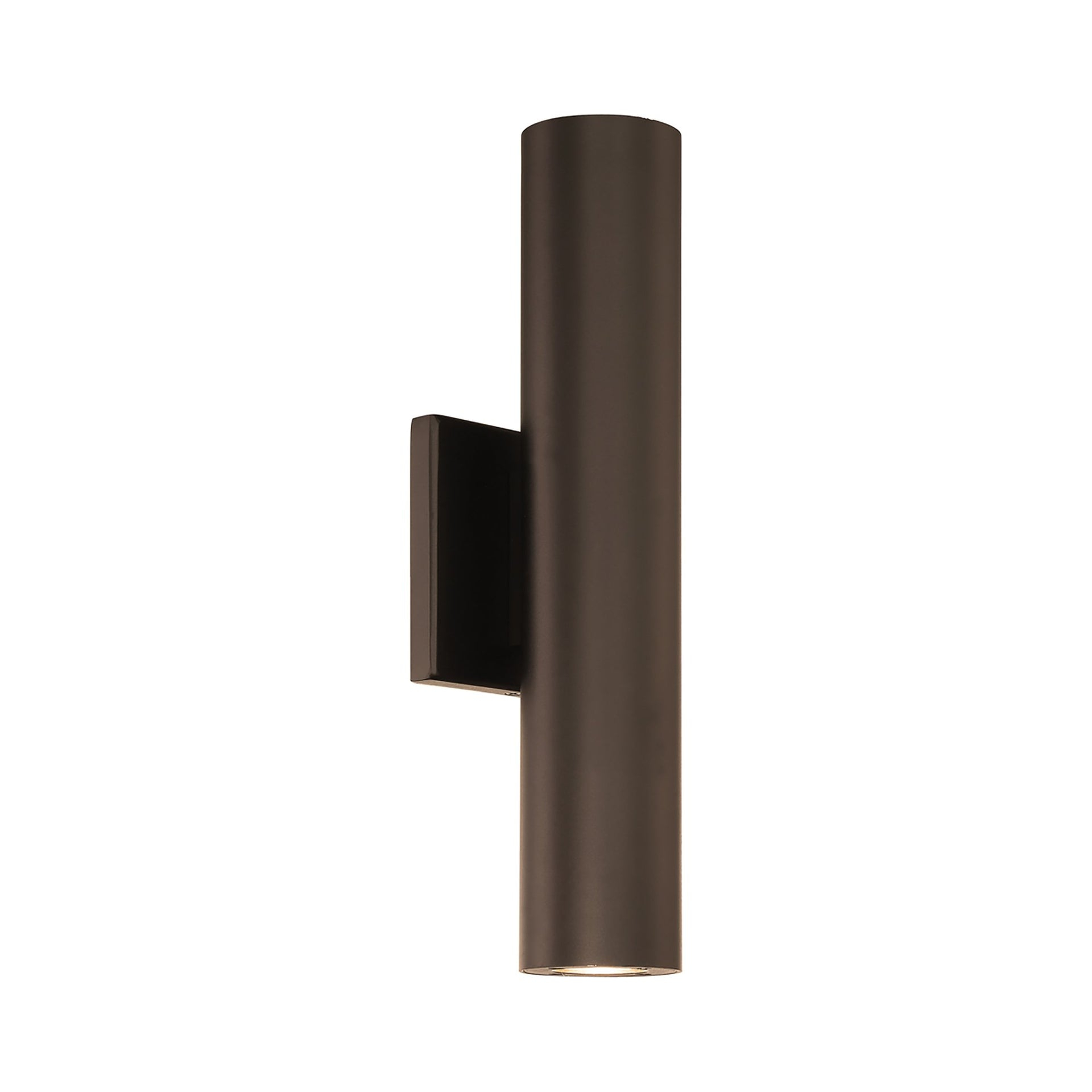 WAC Lighting Caliber 2-Light LED Aluminum Indoor & Outdoor Wall Light in Bronze
