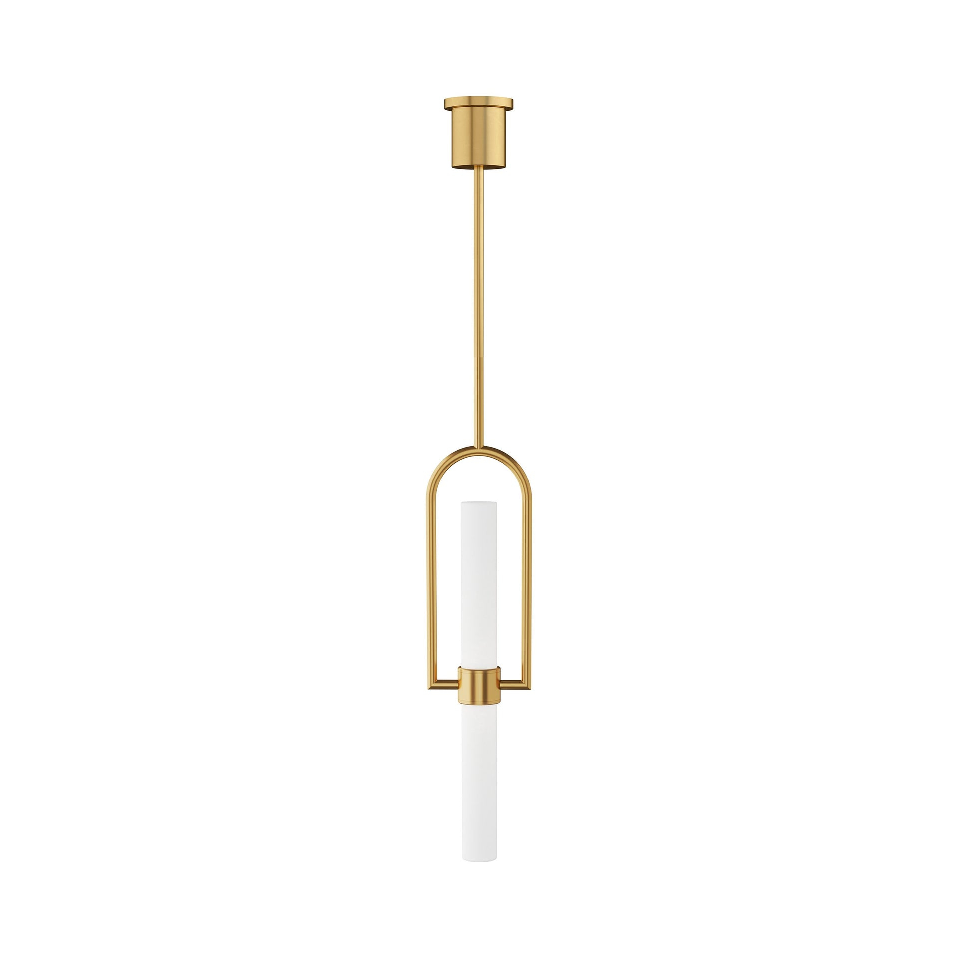Calumn Natural Brass LED Pendant - Indoor/Outdoor Elegance