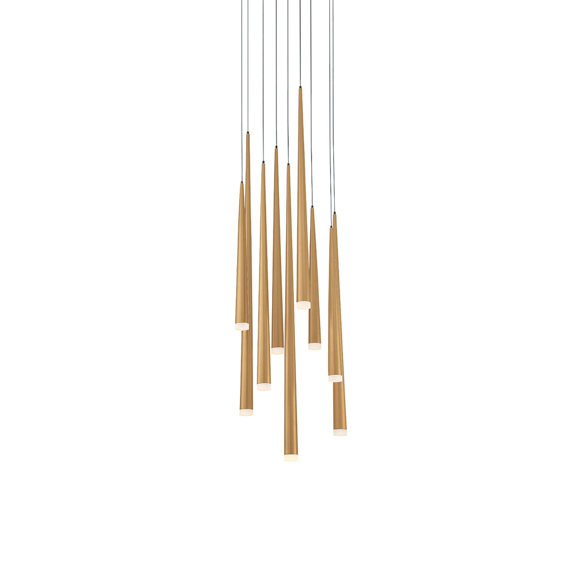 Cascade 9 - Light LED Cluster Pendant