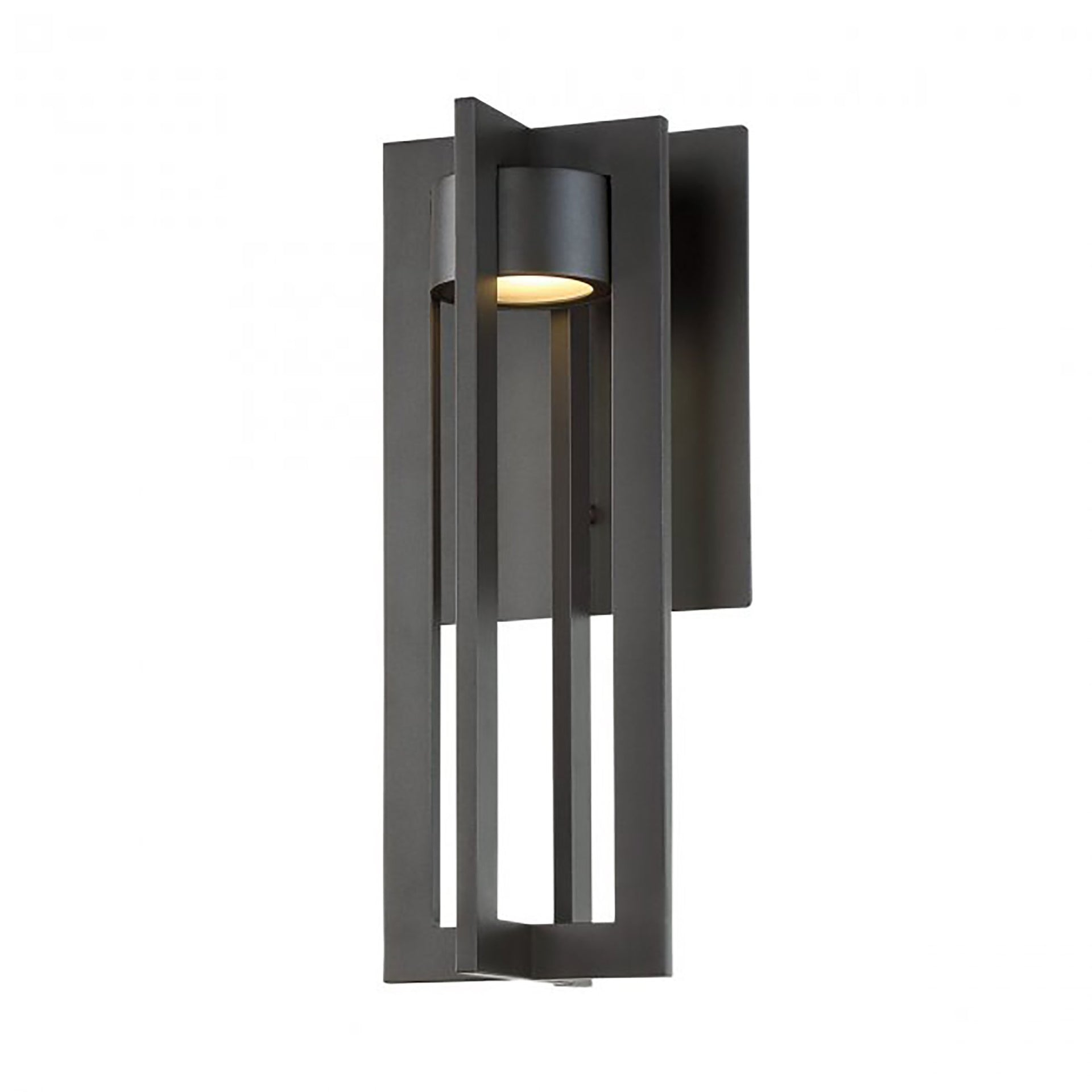 Black Modern LED Outdoor Wall Sconce