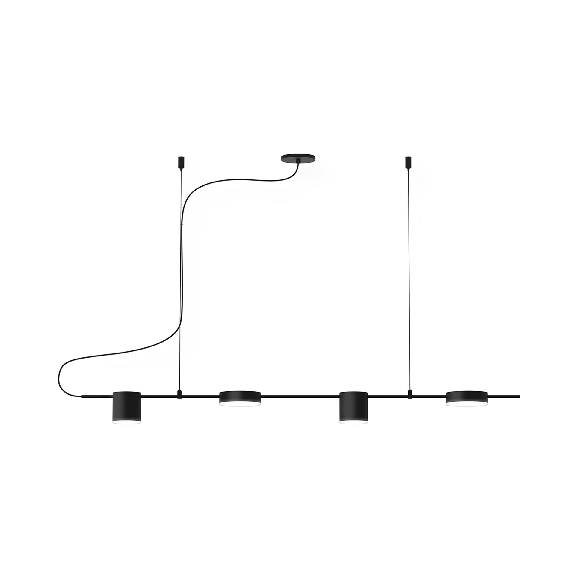 Counterpoint™ 4 - Light LED Kitchen Island Pendant