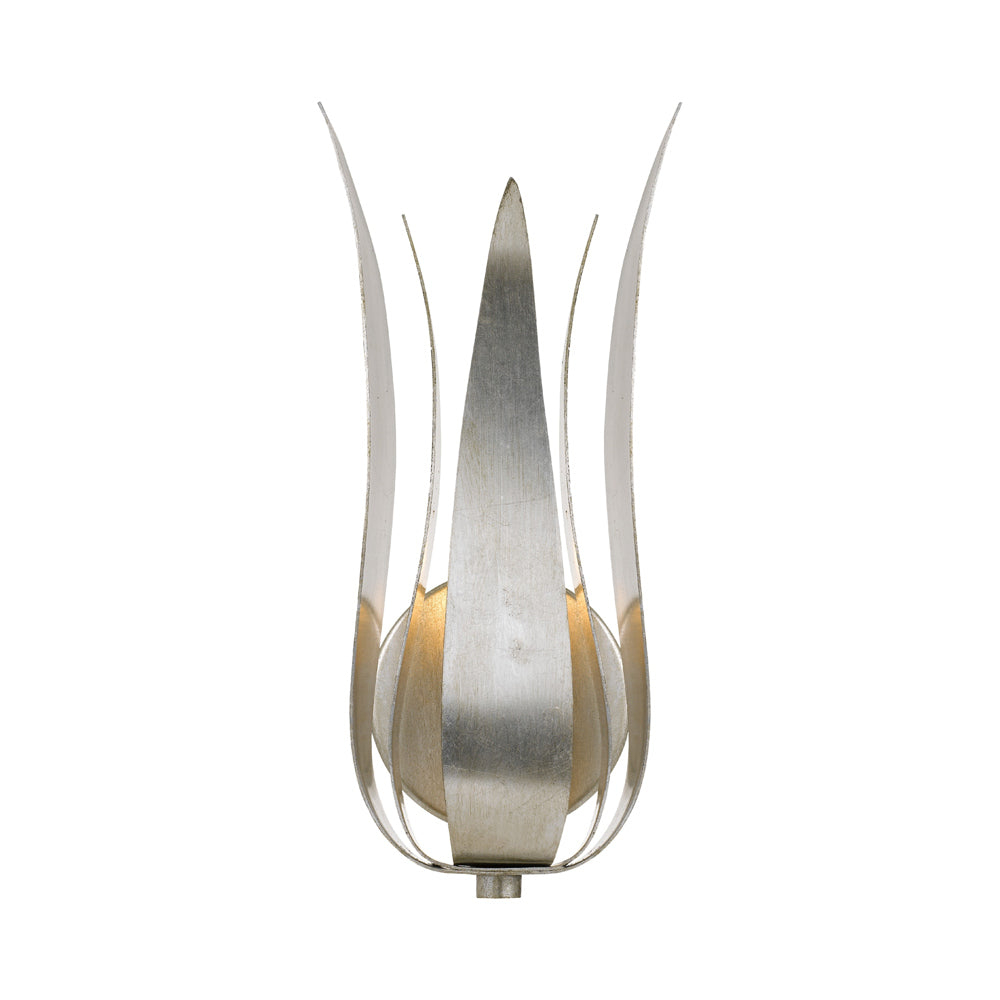 Crystorama Lighting Broche 1 - Light Sconce in  Antique Silver