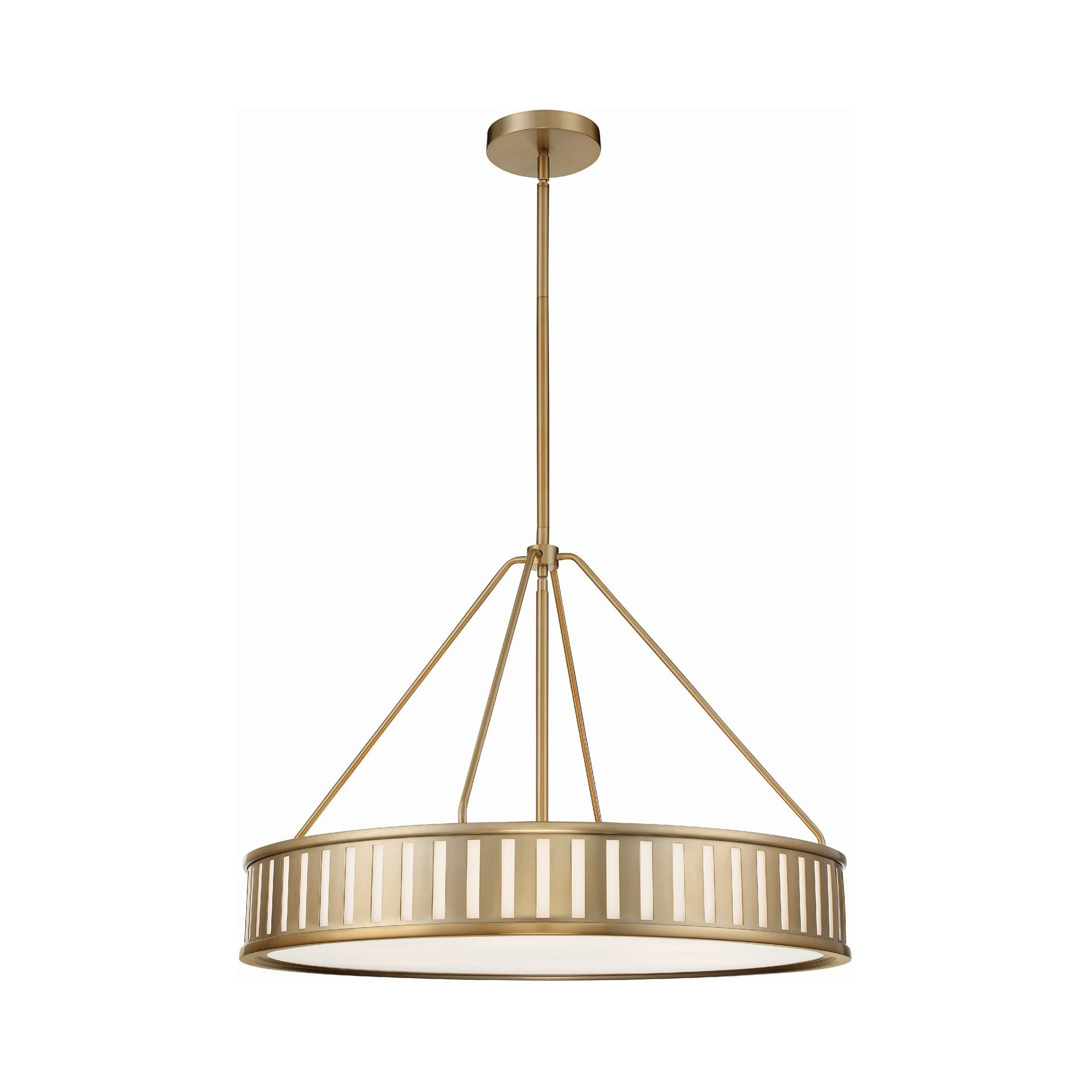 Crystorama Lighting - Kendal - 6 Light Pendant In Modern and Contemporary