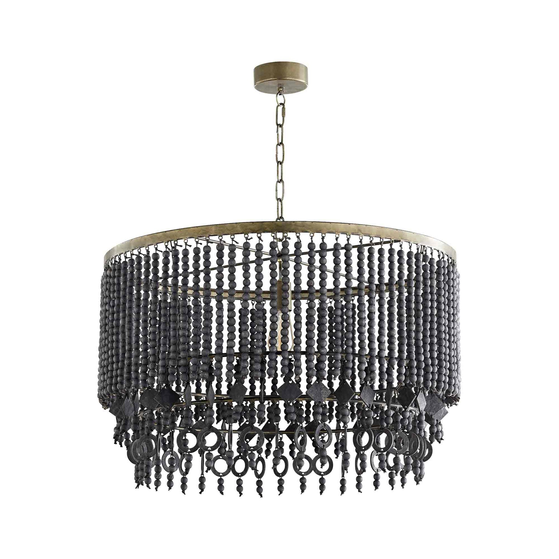 Estrella 1 - Light Matte Black Unique/Statement Pendant