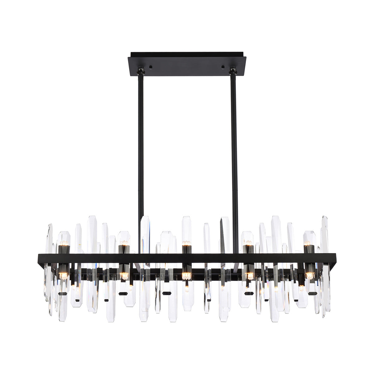 Elegant Lighting Serena 20 - Light Chandelier in  Black
