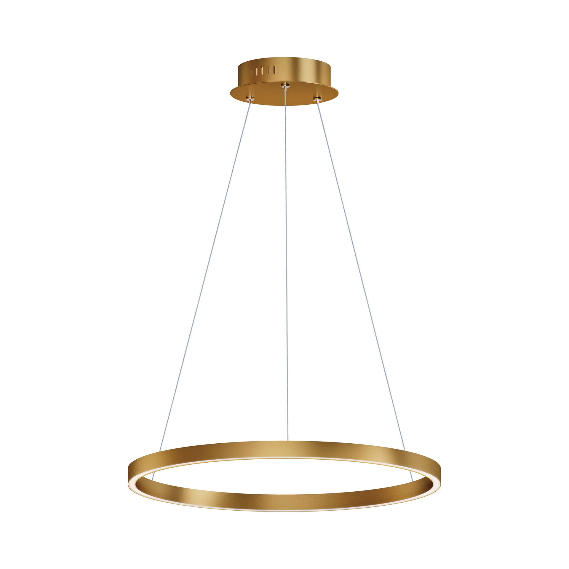 ET2 E22724-GLD 24 in. Groove LED Pendant, Gold
