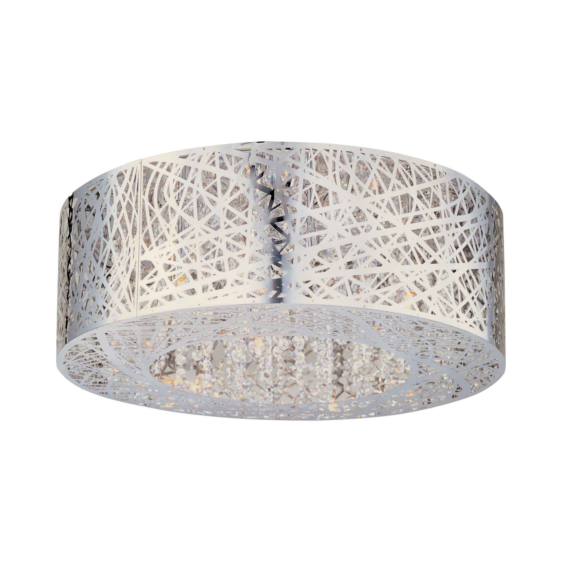 ET2 Lighting - Inca-9 Light Flush Mount in Contemporary style-23.5 Inches wide