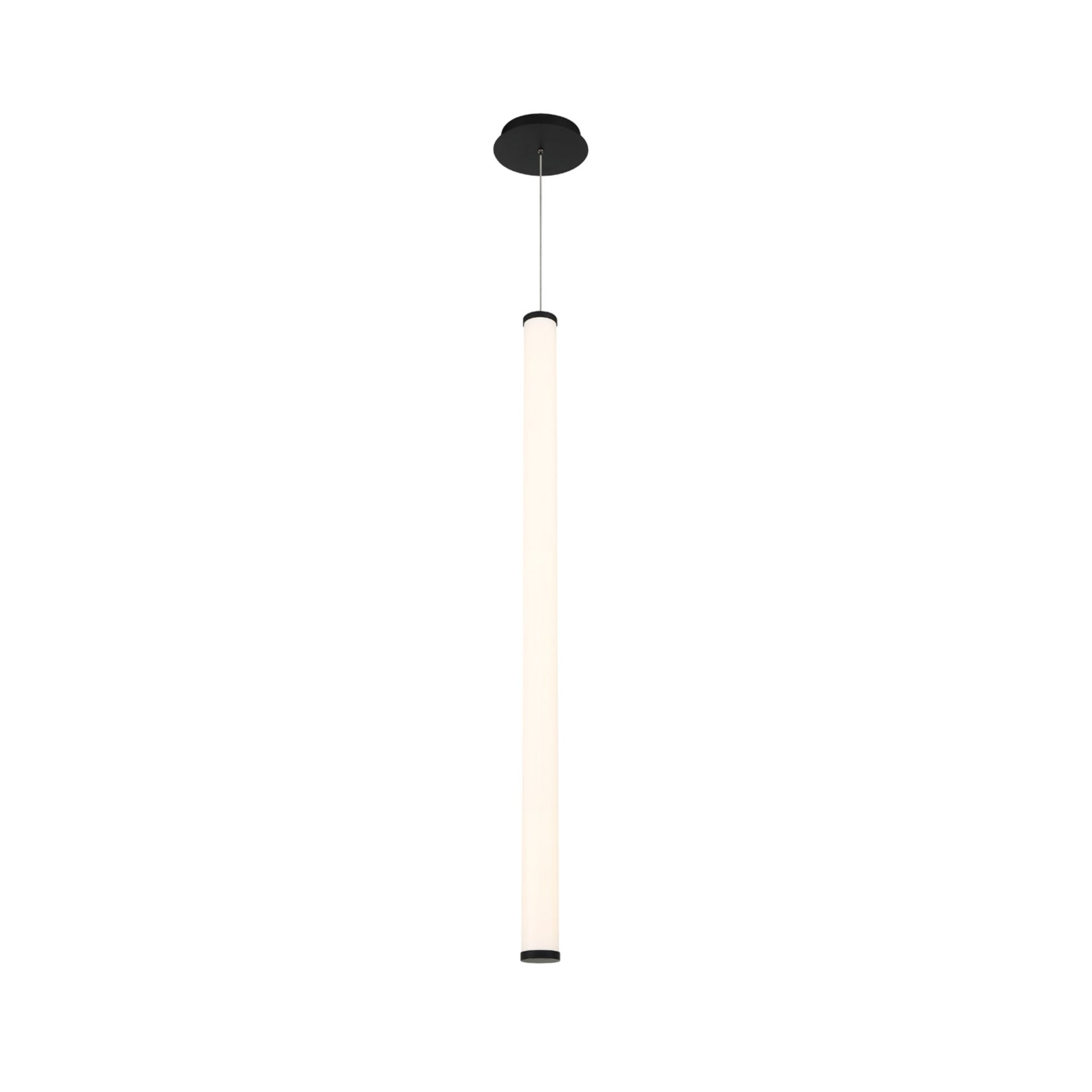 WAC Lighting Flare 45" LED 3000K Contemporary Aluminum Linear Pendant in Black