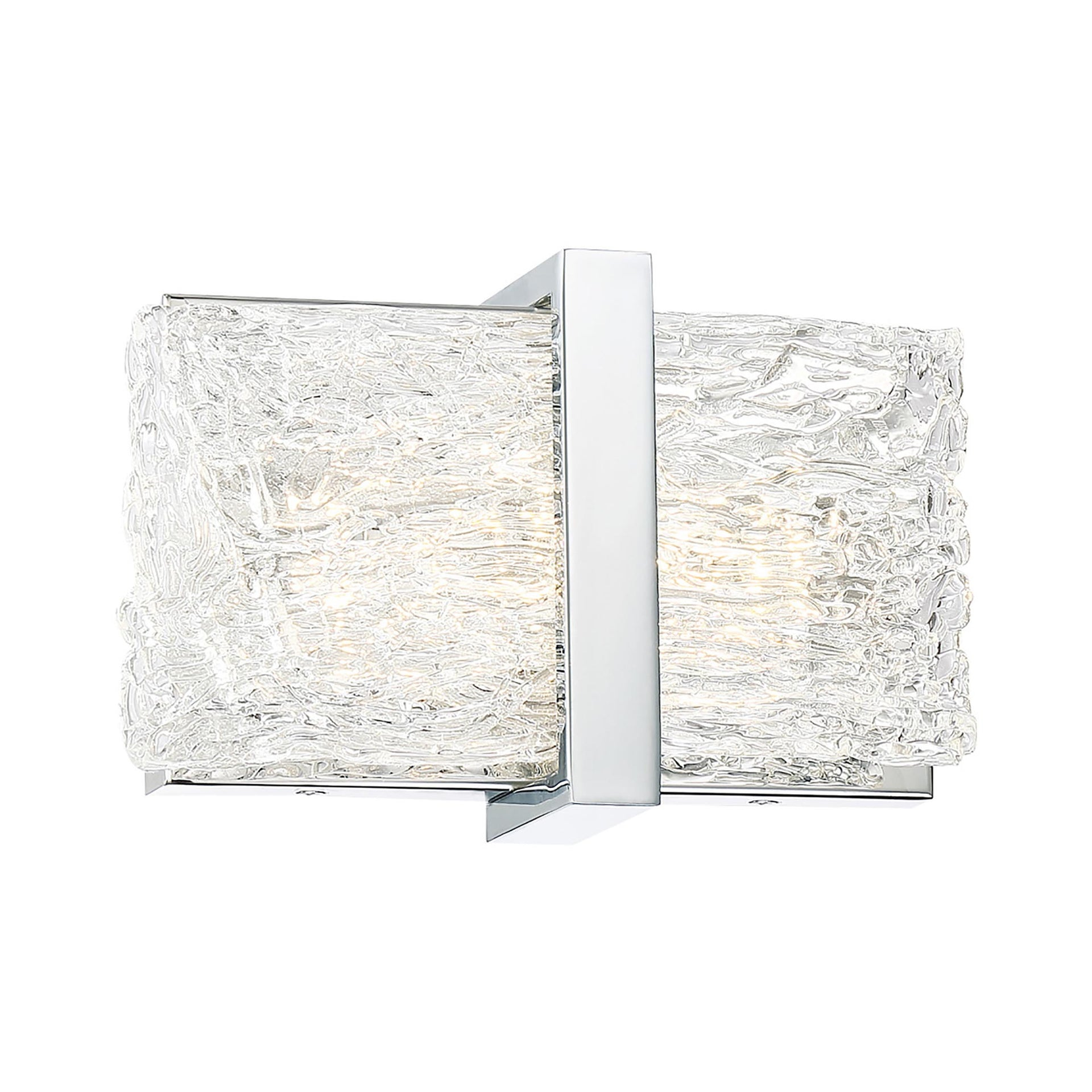 George Kovacs Lighting Forest Ice II 1 - Light Vanity in  Chrome