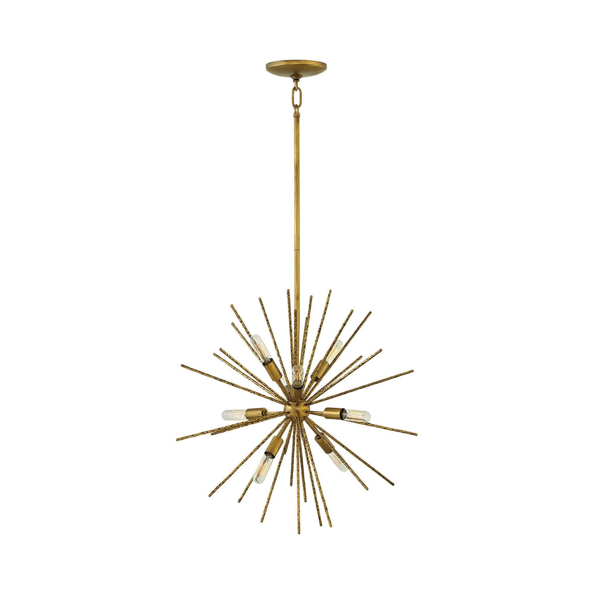 Tryst-Twelve Light Stem Hung Pendant-30 Inches Wide By 30 Inches Tall-Burnished Gold Finish Fredrick Ramond Lighting Fr43015bng