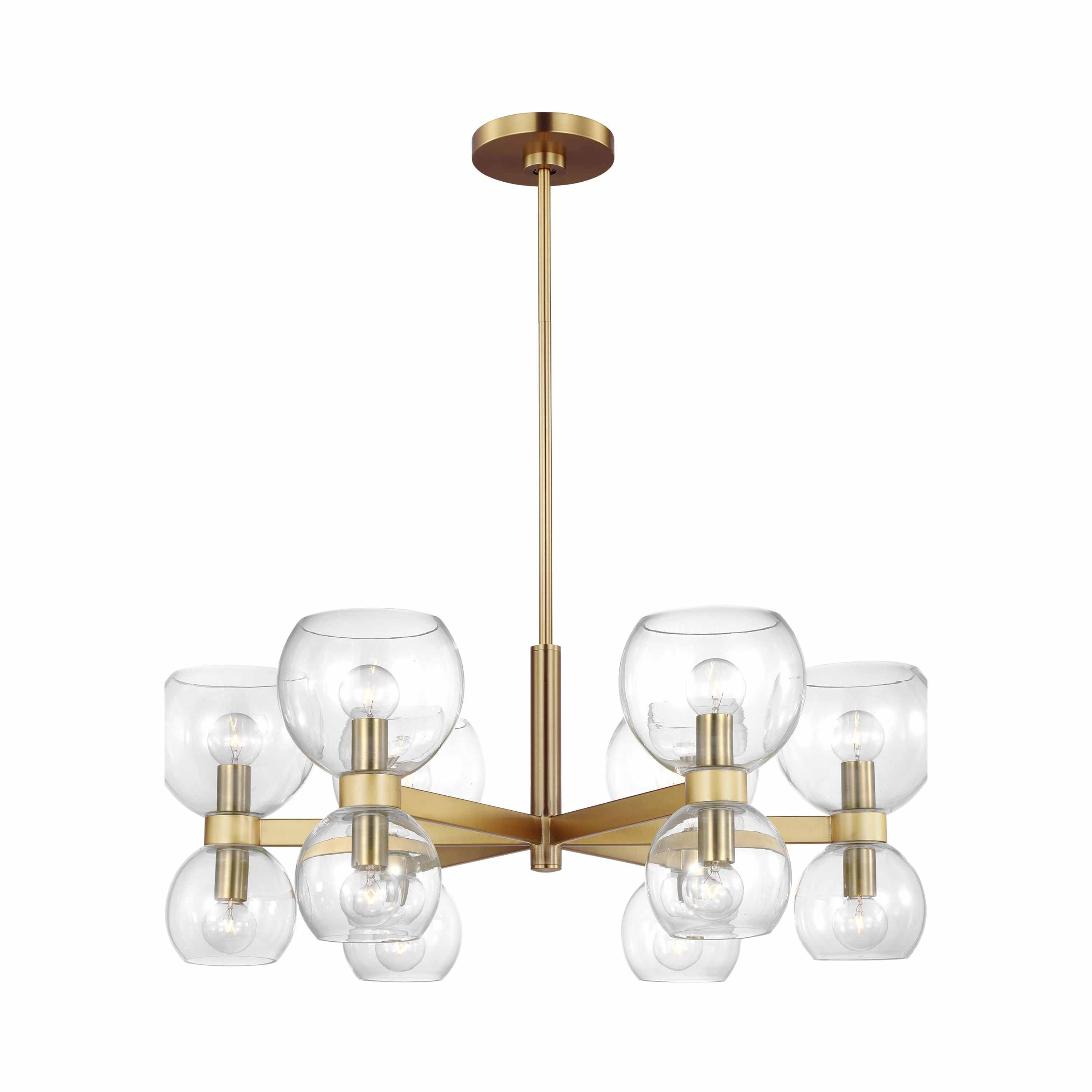 Londyn 24 - Light Dimmable Wagon Wheel Chandelier