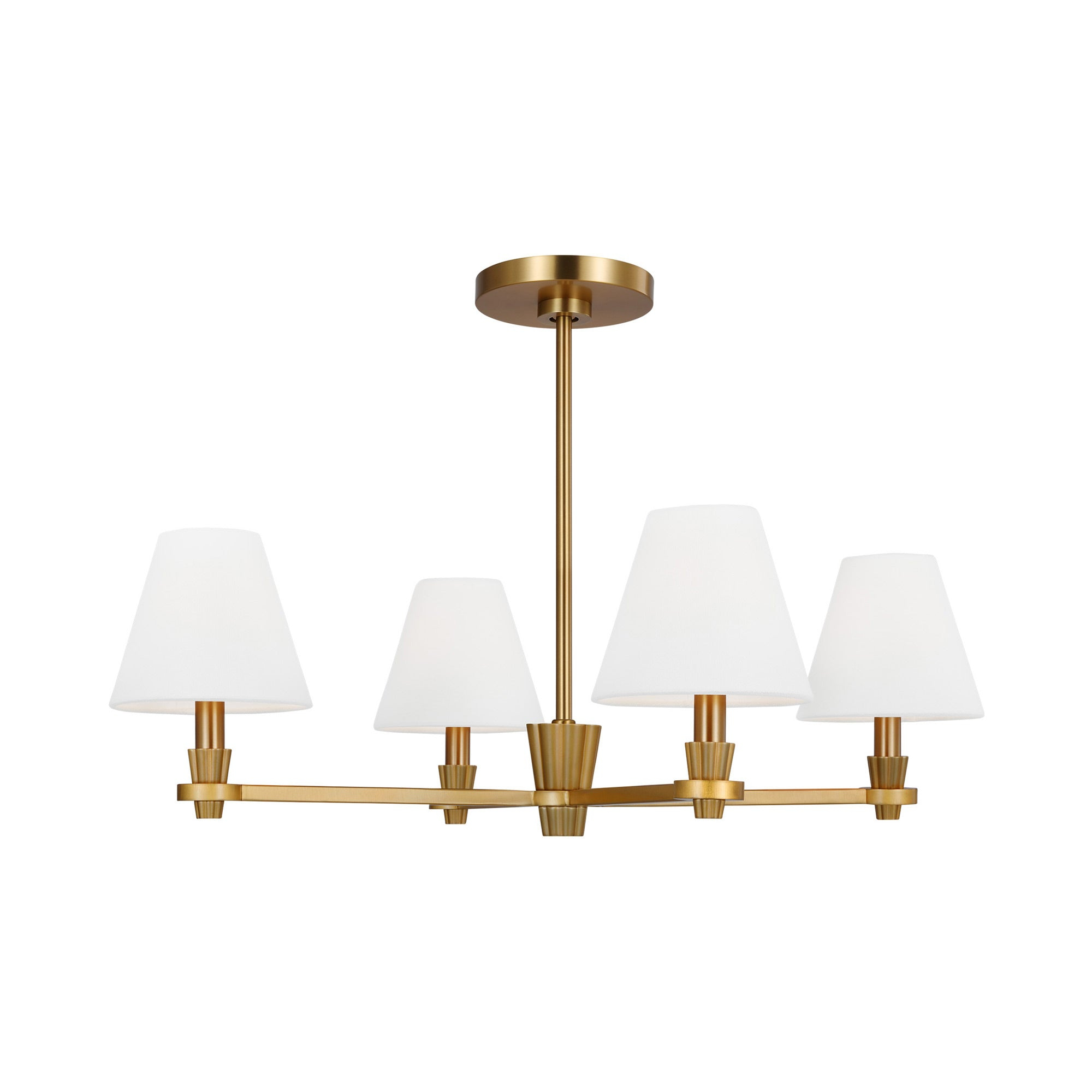 Paisley Empire Polished Nickel 6-Light Modern Chandelier