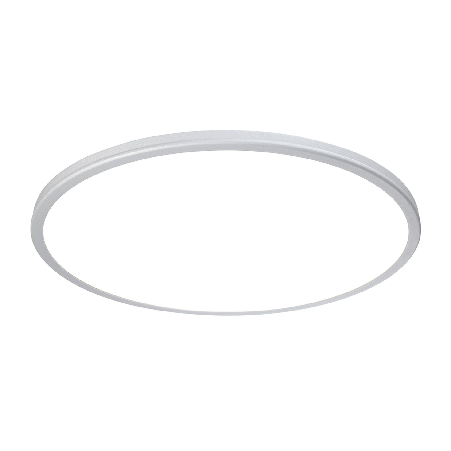 WAC Lighting Geos 22" LED 3000K Round Aluminum Low-Profile Flush Mount in Chrome