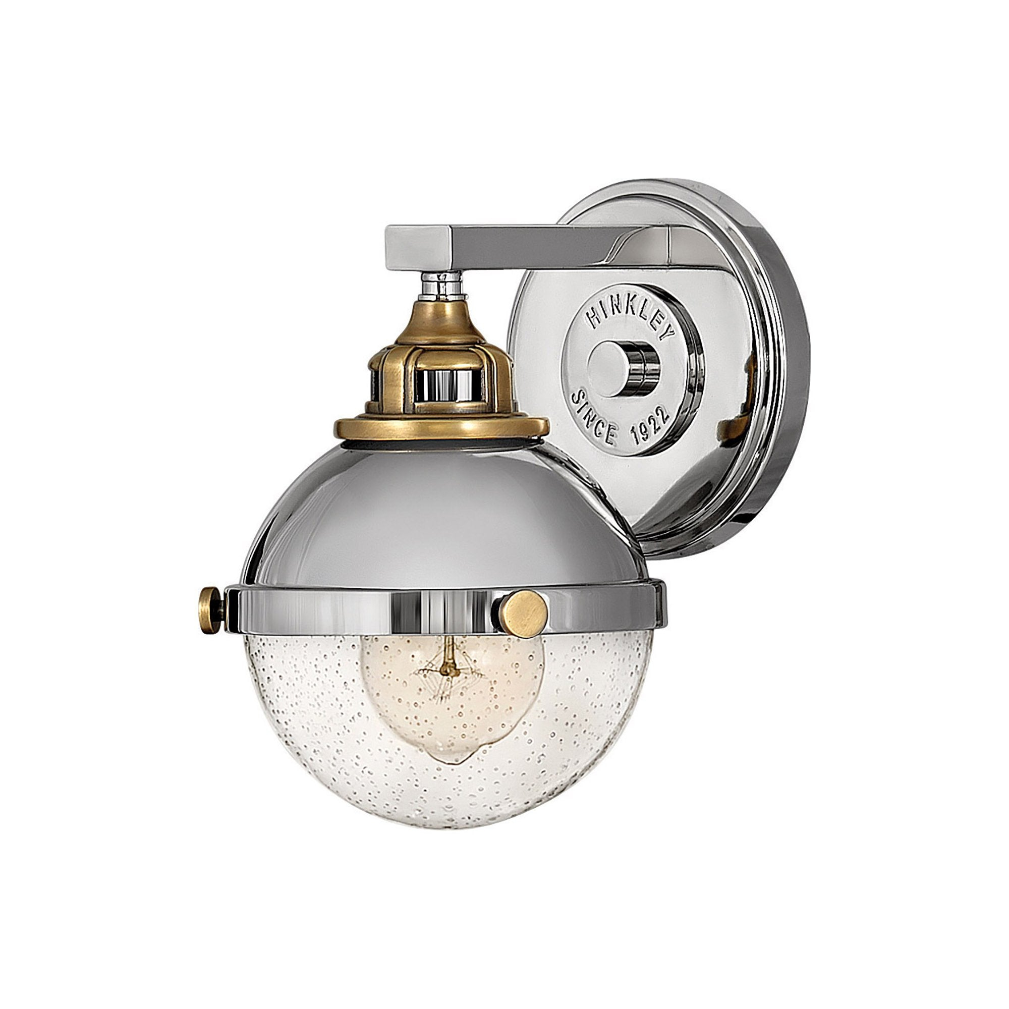 Hinkley Lighting Fletcher 1 - Light Wall Light in  Satin Brass
