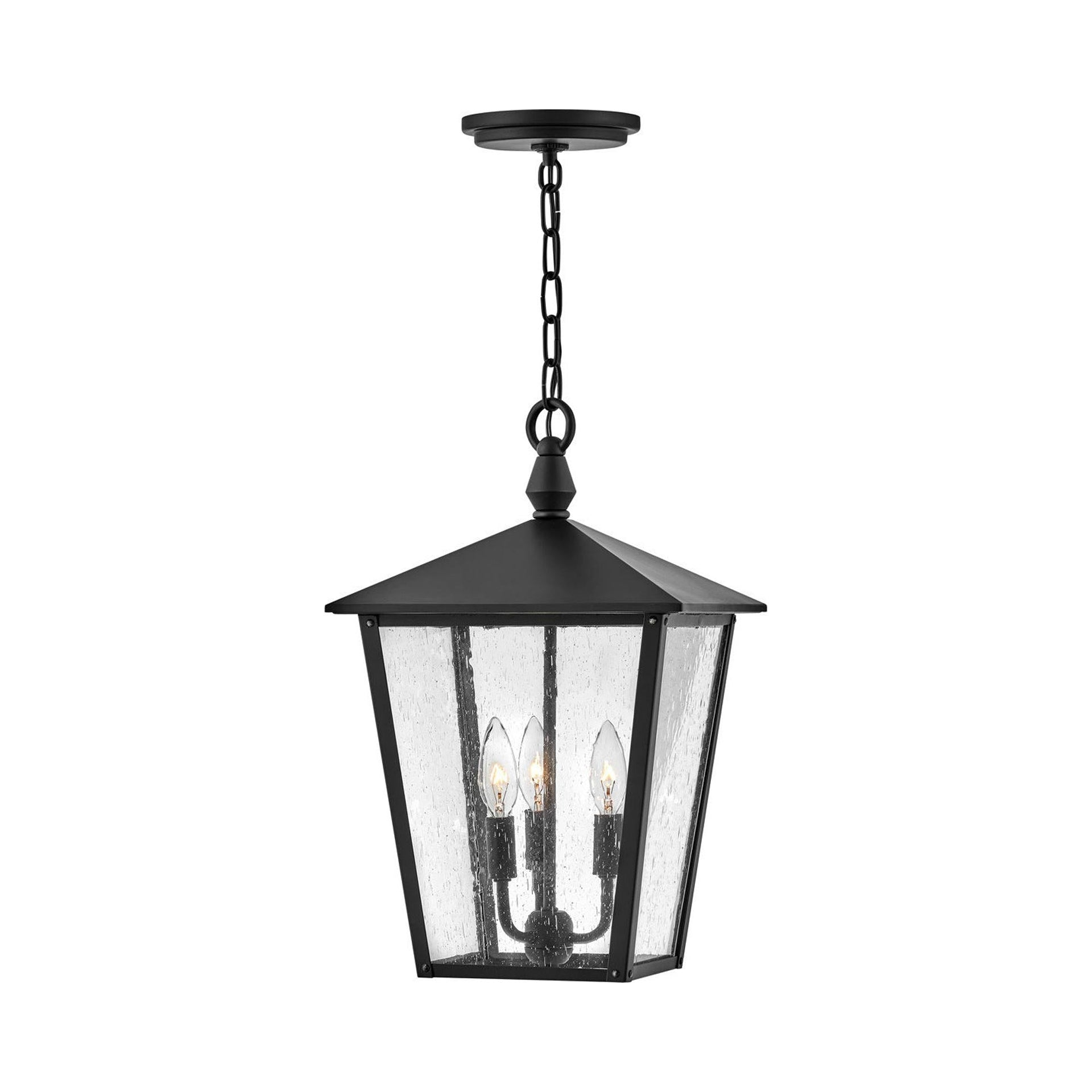 Mason Outdoor Pendant Light - Black / 11"Dia