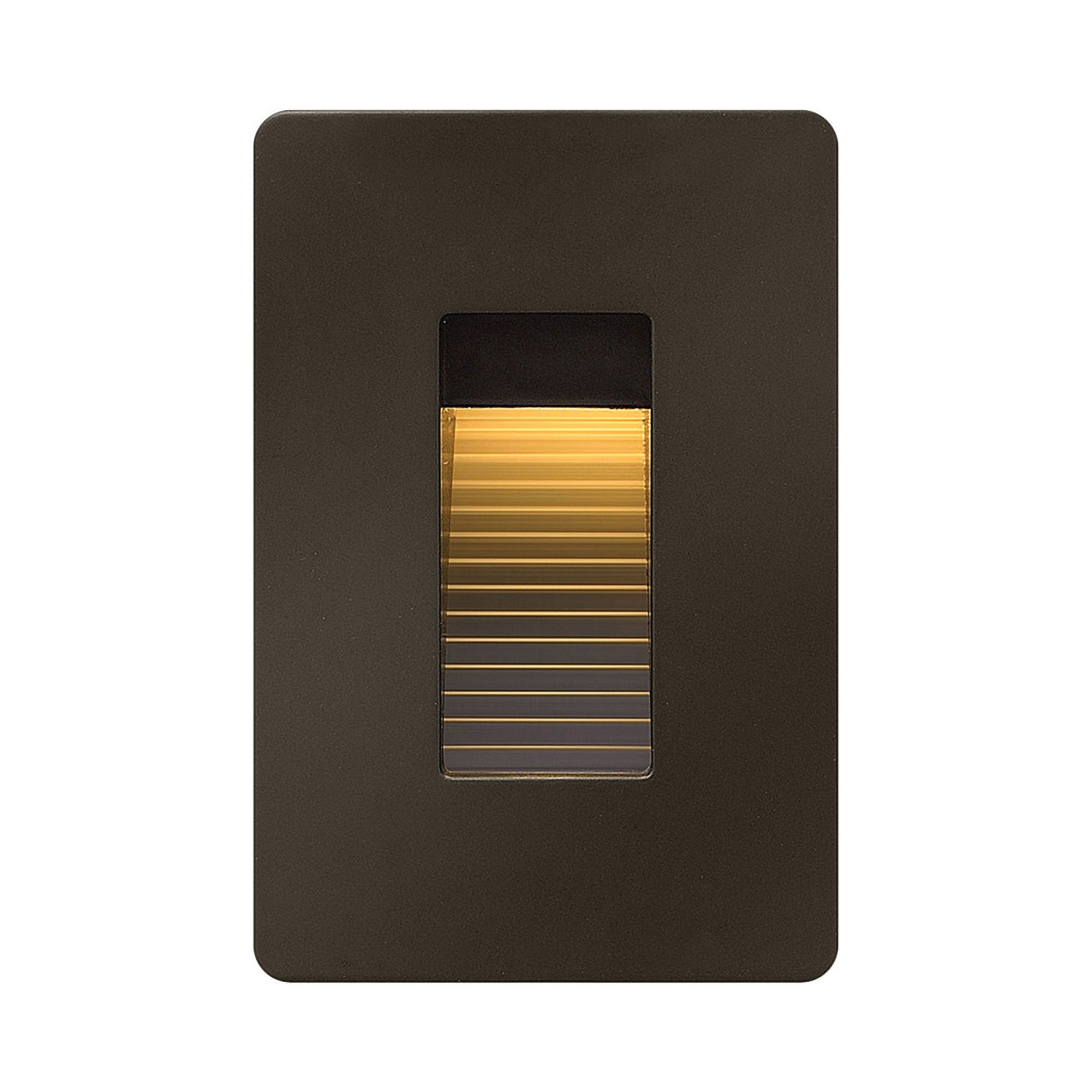 Hinkley Luna Satin Black Low Voltage Integrated LED Step Light