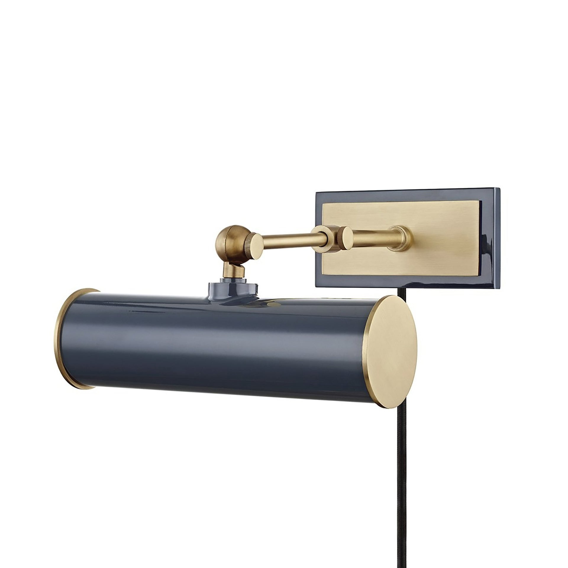 Acosta Picture Light - Navy and Antique Brass / 1 Light