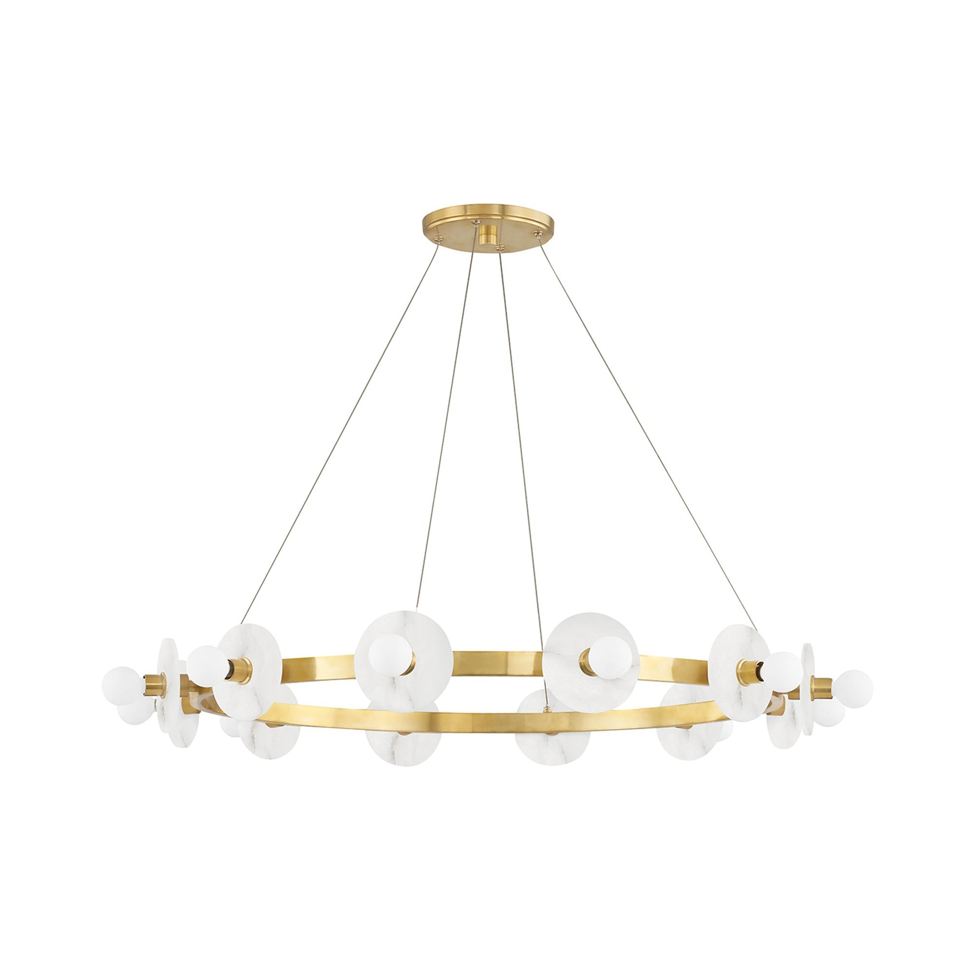 Austen 30 - Light Dimmable Wagon Wheel Chandelier