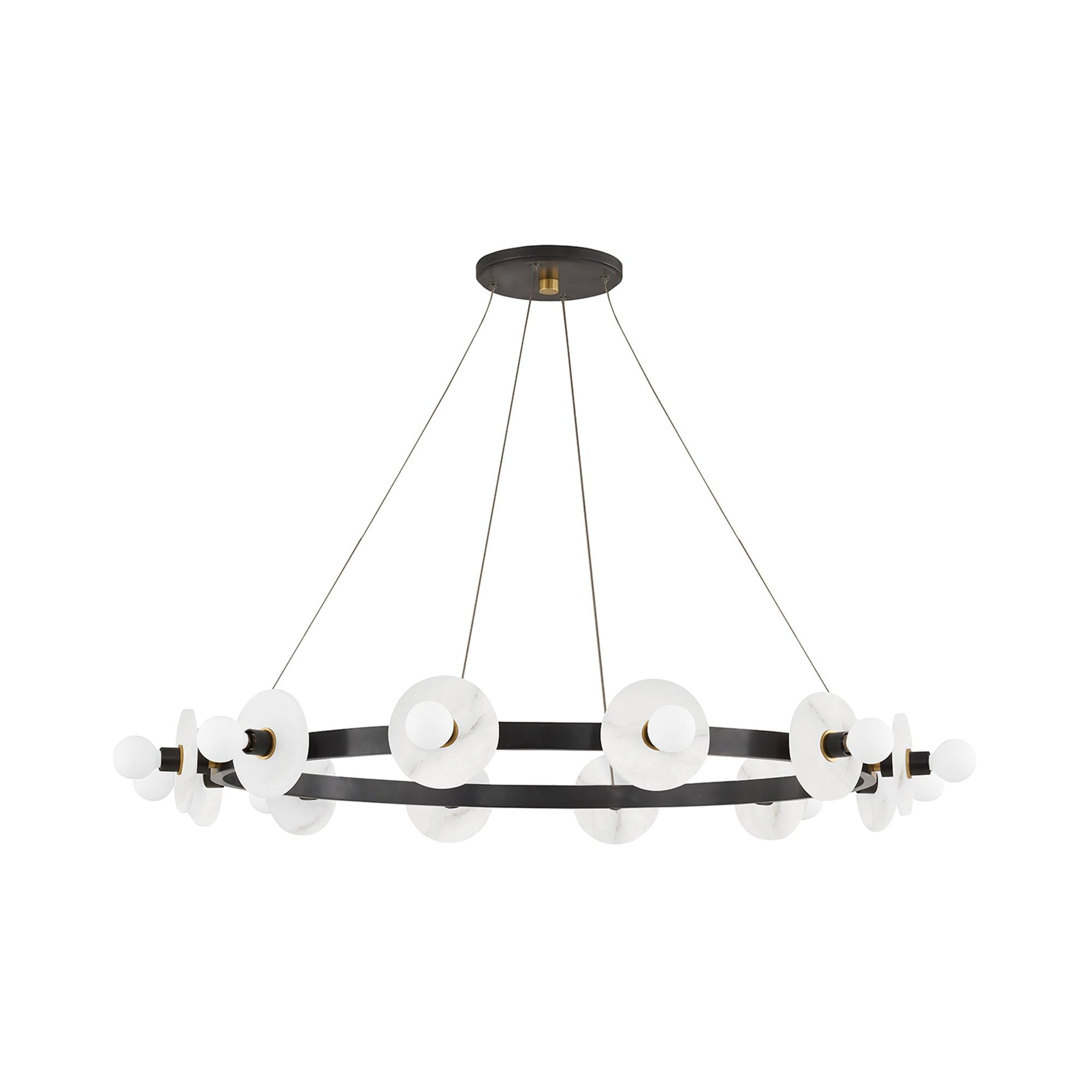 Austen 12 - Light Dimmable Wagon Wheel Chandelier