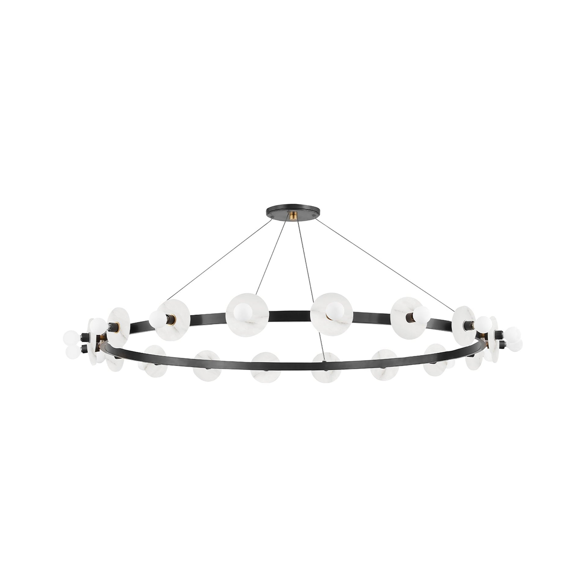 Austen 18 - Light Dimmable Wagon Wheel Chandelier