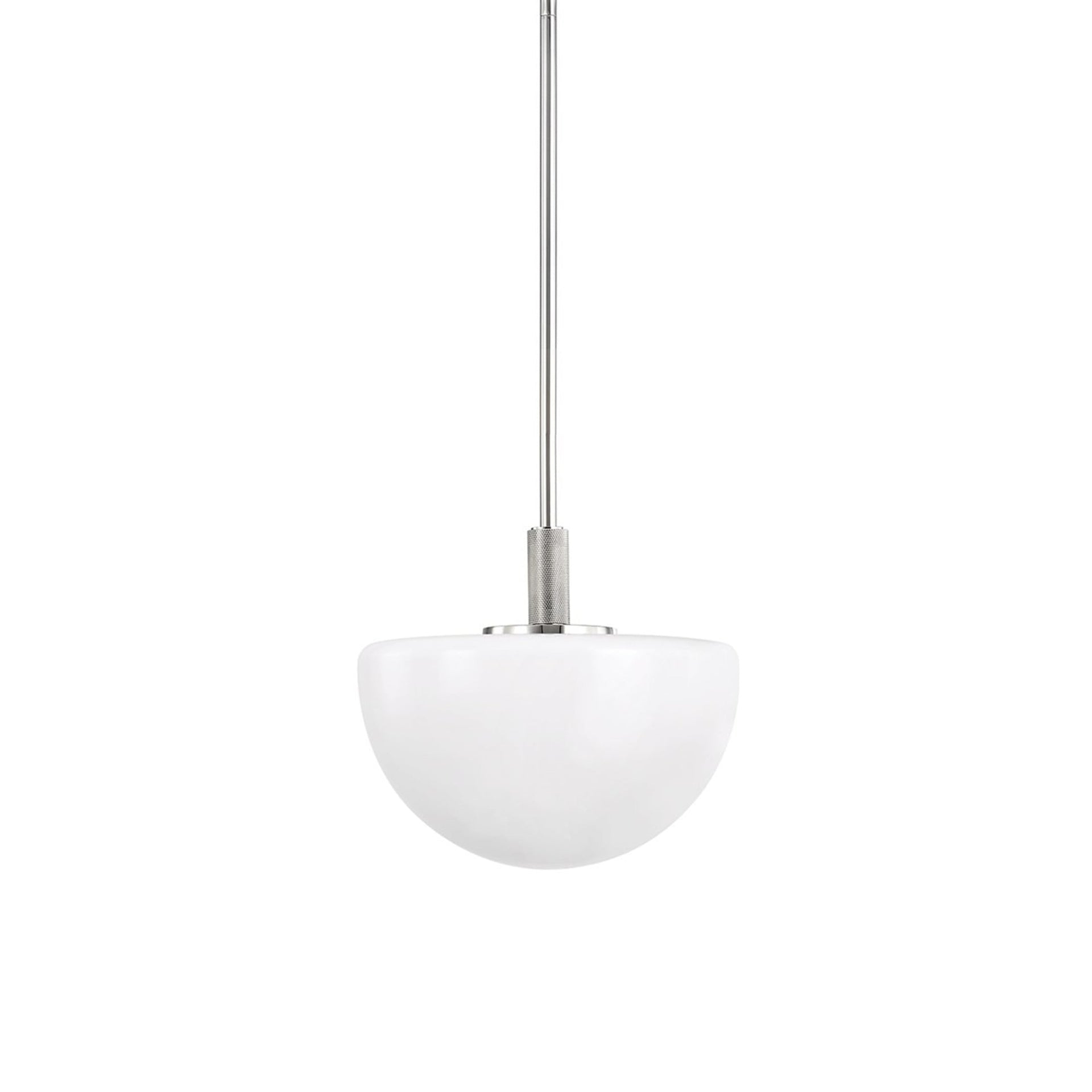 Hammond Pendant Light - Polished Nickel / 11"Dia