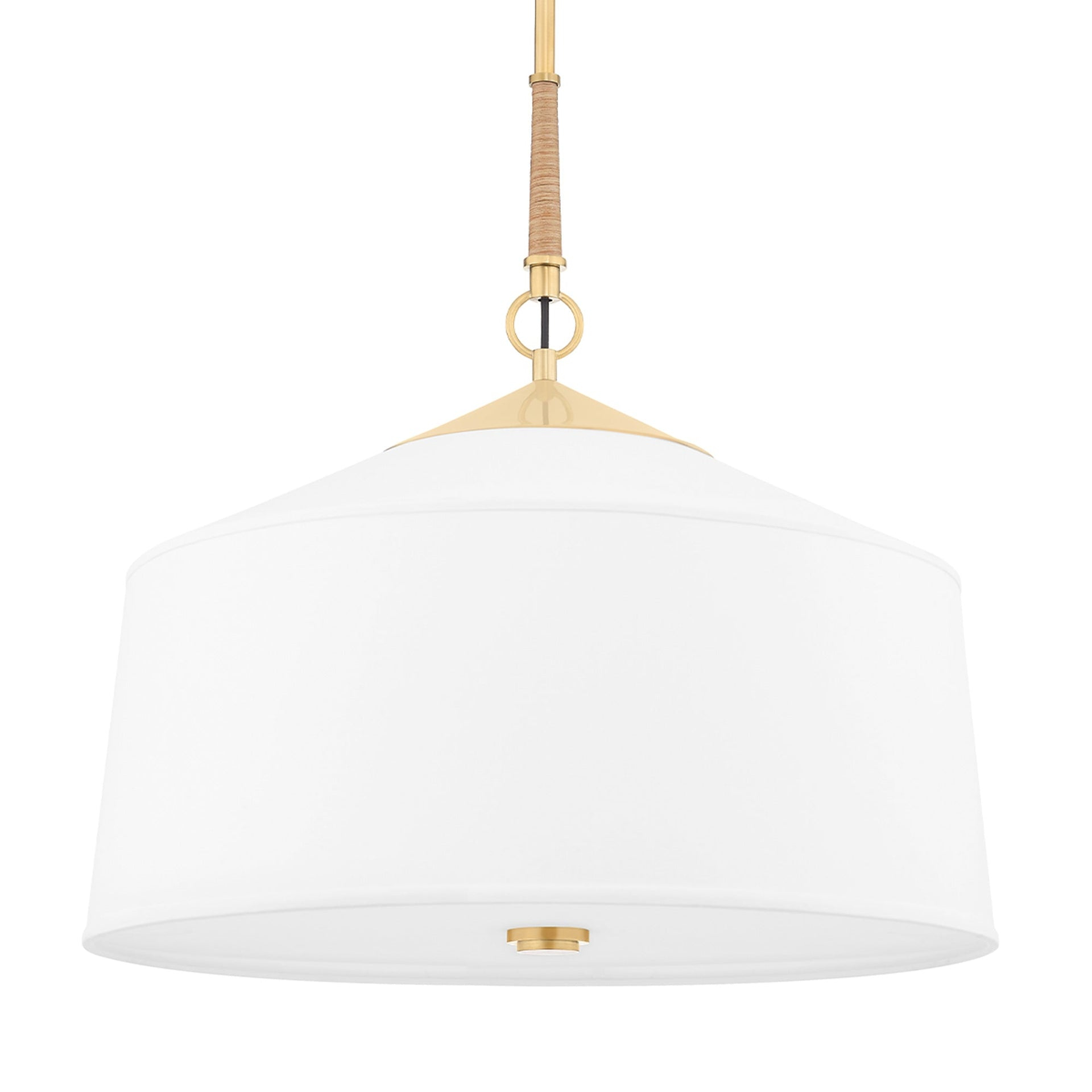 Emrys Pendant Light - White / 22.25" Dia