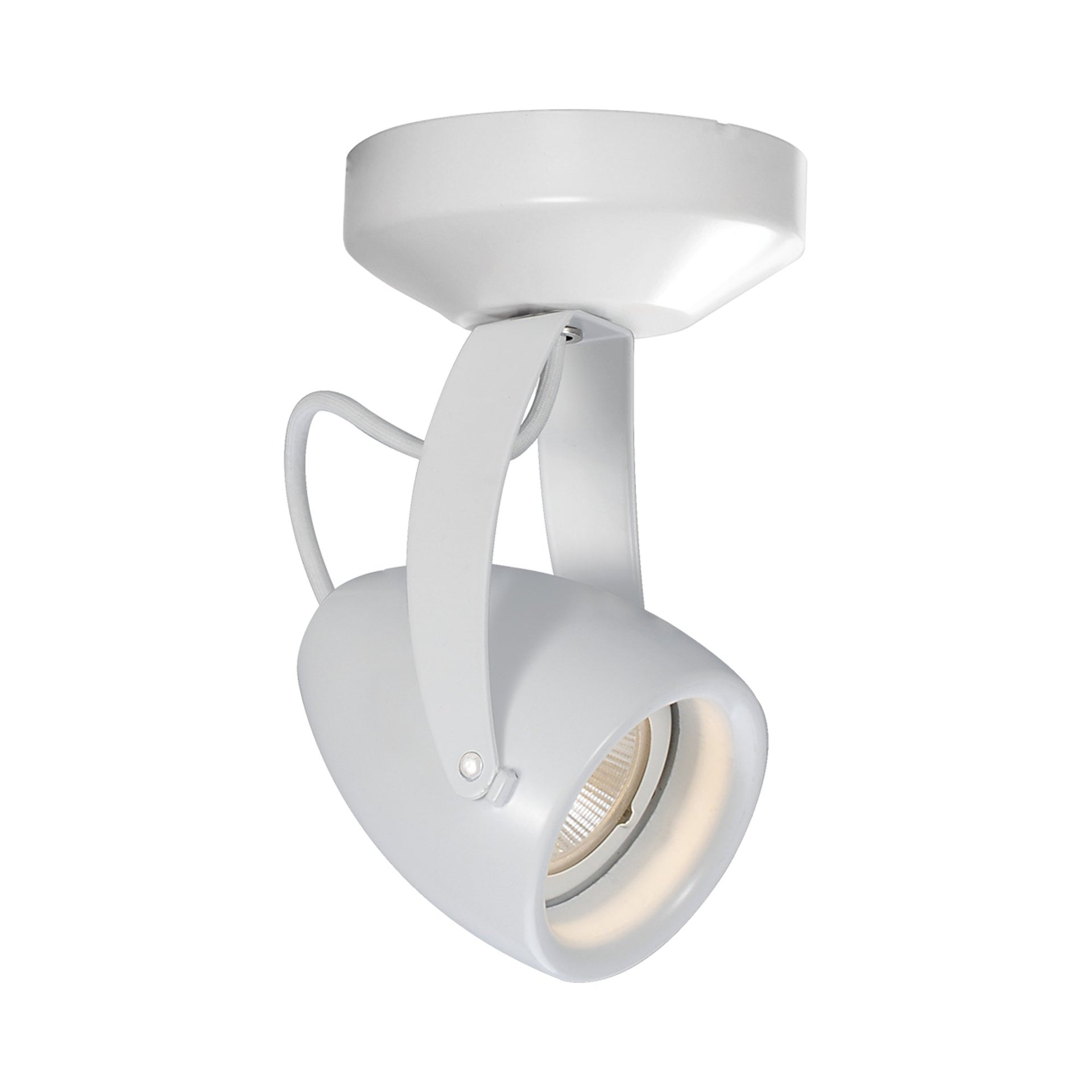 Impulse 360° White LED Monopoint Track Light with Adjustable Aiming