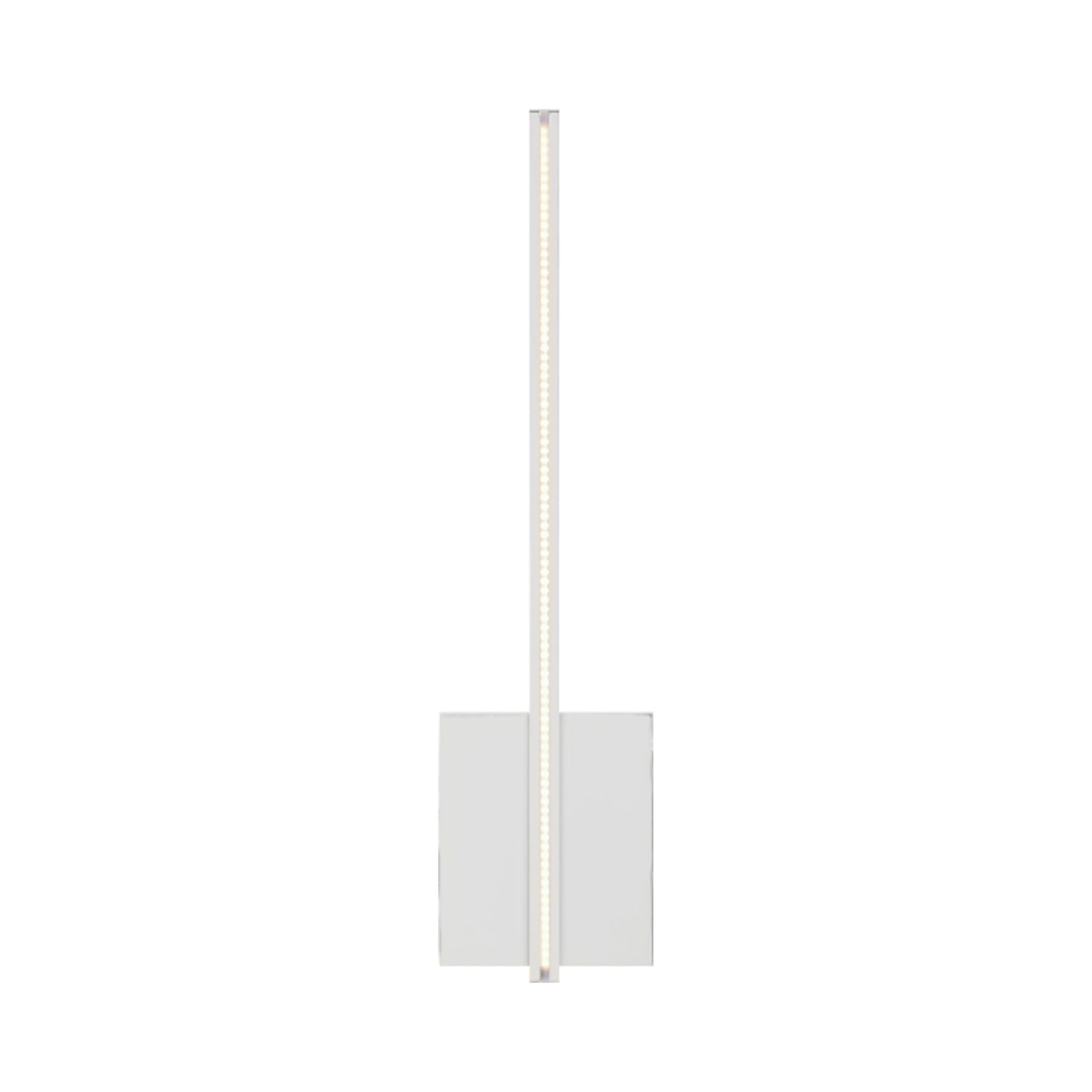 Kenway Chrome 1-Light LED Acrylic Shade Sconce, Dimmable