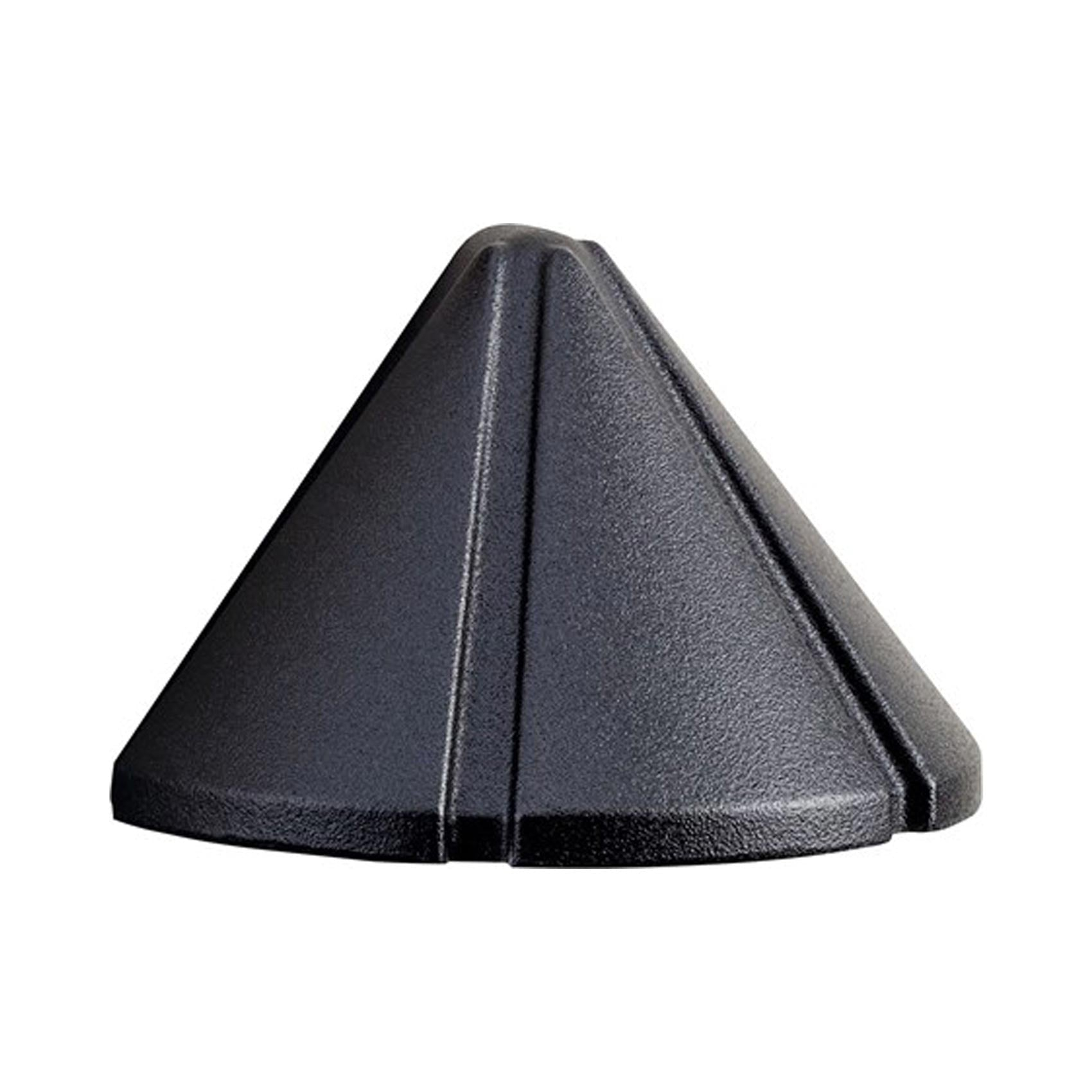 Black Textured Xenon Pathway Floor Light