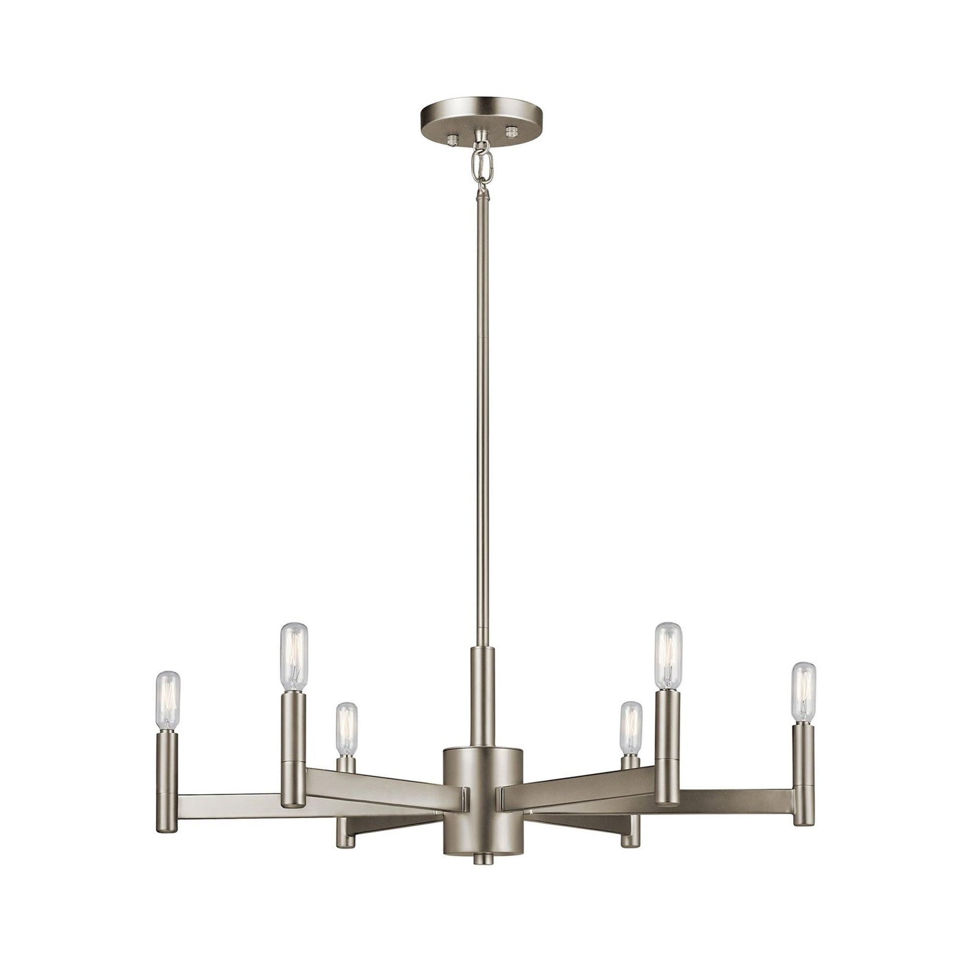 Kichler Lighting Erzo 6 - Light Chandelier in  Satin Nickel