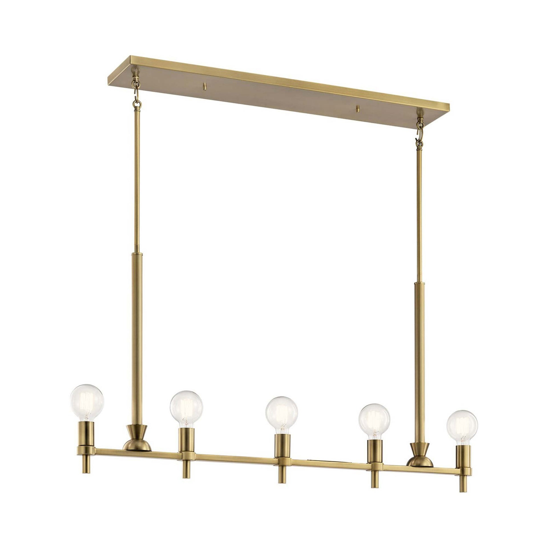Kichler Lighting Torvee 5 - Light Chandelier in  Brushed Natural Brass